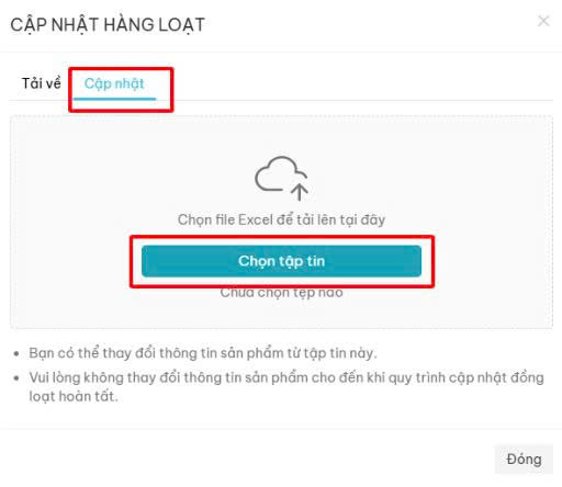 Hướng dẫn cập nhật tồn kho 3