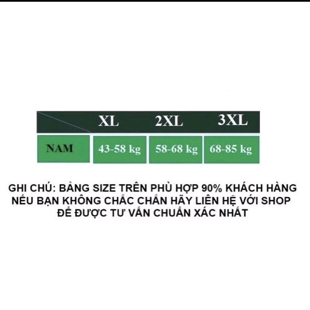 Bảng quy đổi kích cỡ