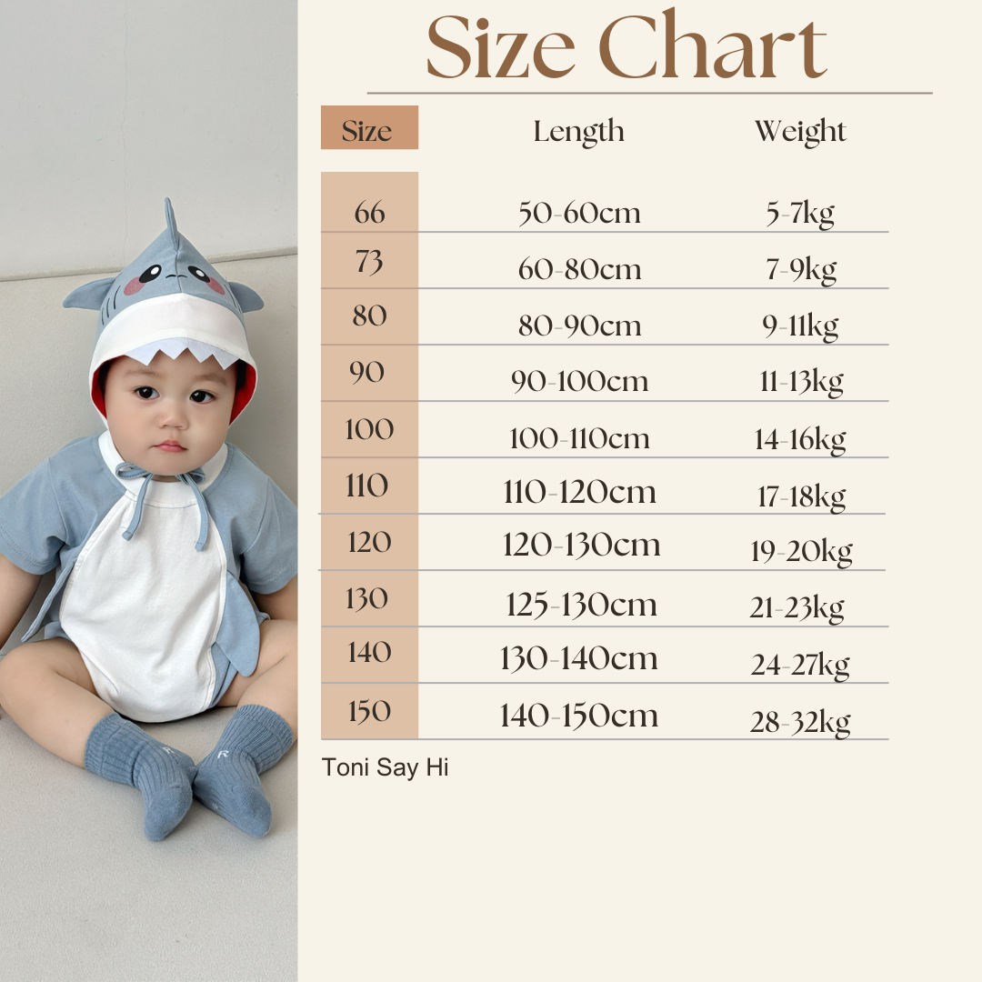 Bảng quy đổi kích cỡ