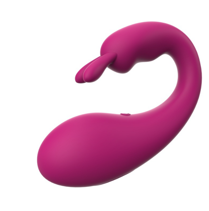 Trứng rung Rabbit 2 đầu với chất liệu silicone