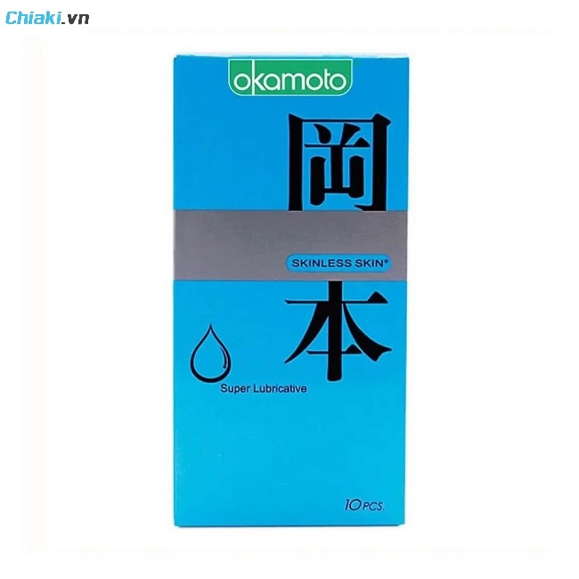 Bao cao su Okamoto Skinless Skin Super Lubricative siêu bôi trơn