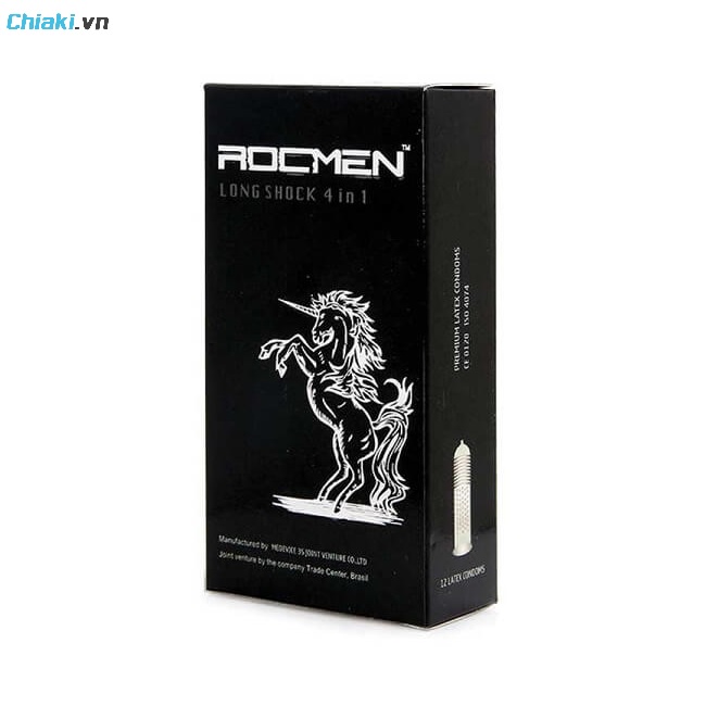 Bao cao su Rocmen Long Shock k&eacute;o d&agrave;i thời gian