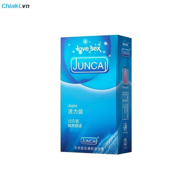 Bao cao su Juncai Jeans siêu mỏng, nhiều gel