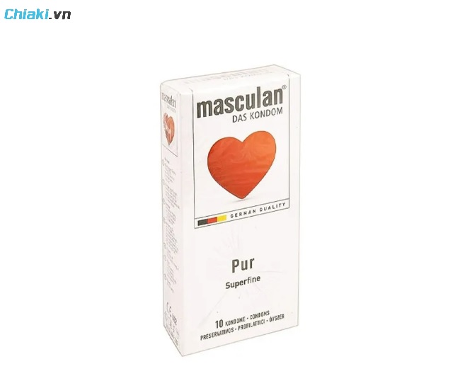 Bao cao su Masculan Pur si&ecirc;u mỏng