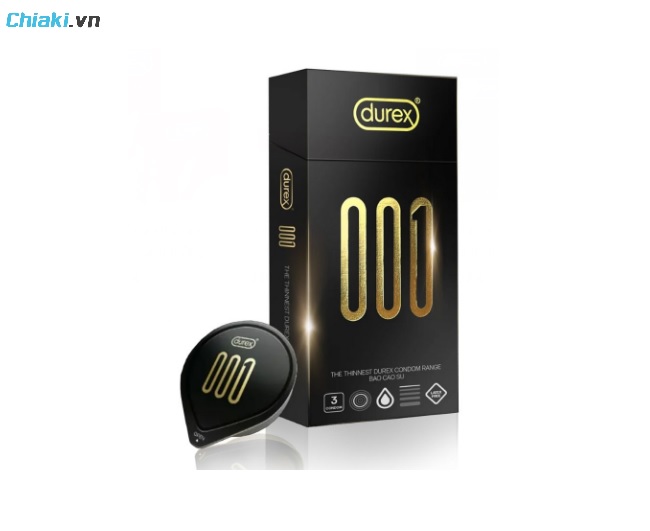 Bao cao su Durex 0.01mm Siêu Mỏng