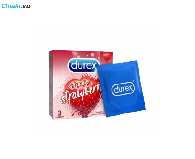 Bao cao su Durex Sensual Strawberry