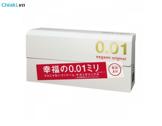 Bao cao su siêu mỏng Sagami Original 0.01mm