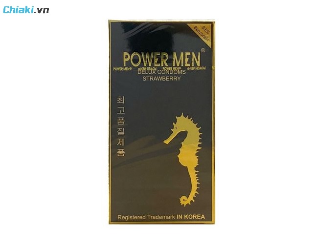 Bao cao su Power Men Strawberry