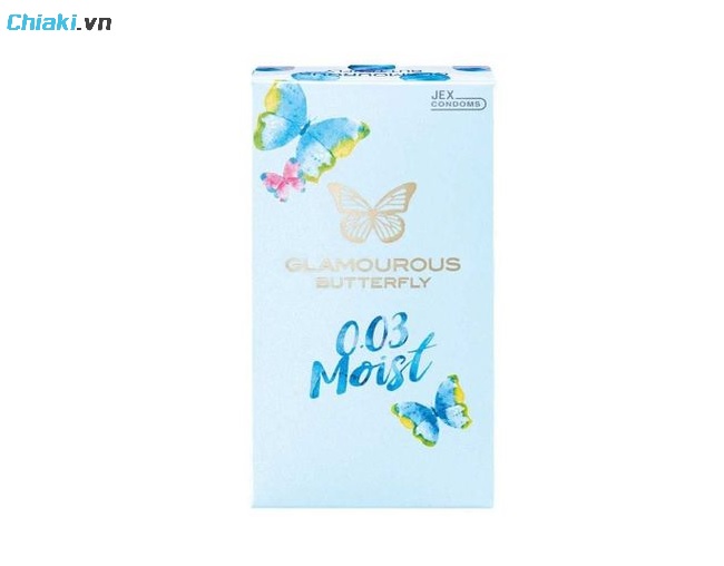 Bao cao su JEX Glamourous Butterfly 0.03 Moist