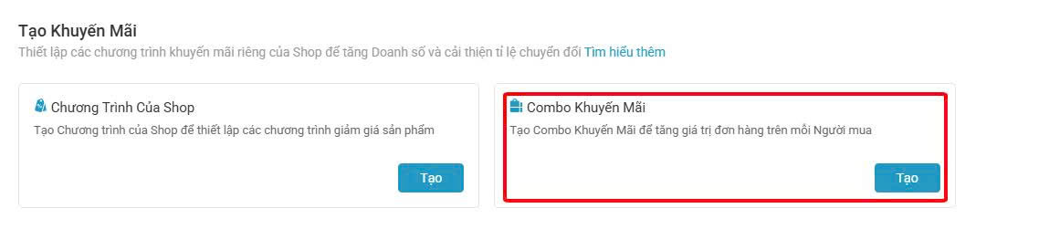 Hướng Dẫn Tạo Chương Trình Khuyến Mãi Của Shop 3