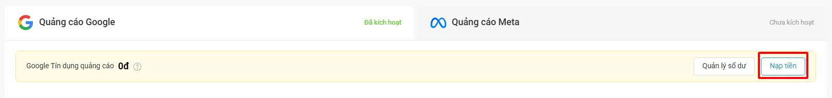 Cách tạo chiến dịch quảng cáo ngoại sàn 1