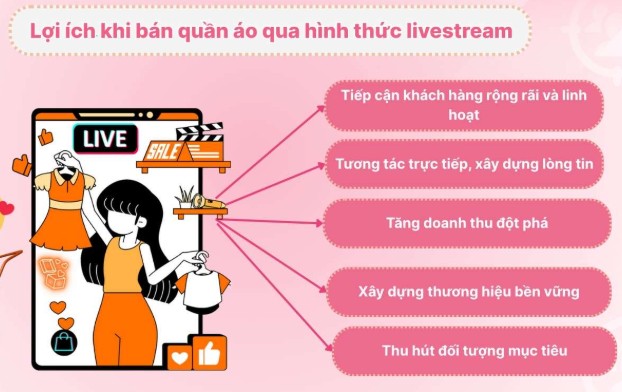 Lợi ích khi bán quần áo qua livestream Lợi ích khi bán quần áo qua livestream