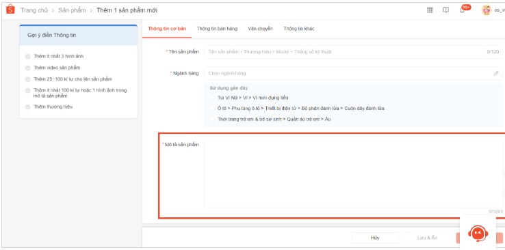 Cách đăng sản phẩm trên Shopee đơn giản, dễ ra đơn hàng 3