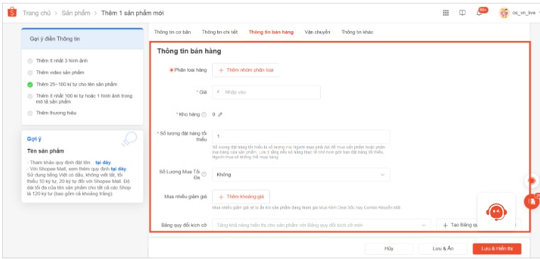 Cách đăng sản phẩm trên Shopee đơn giản, dễ ra đơn hàng 4