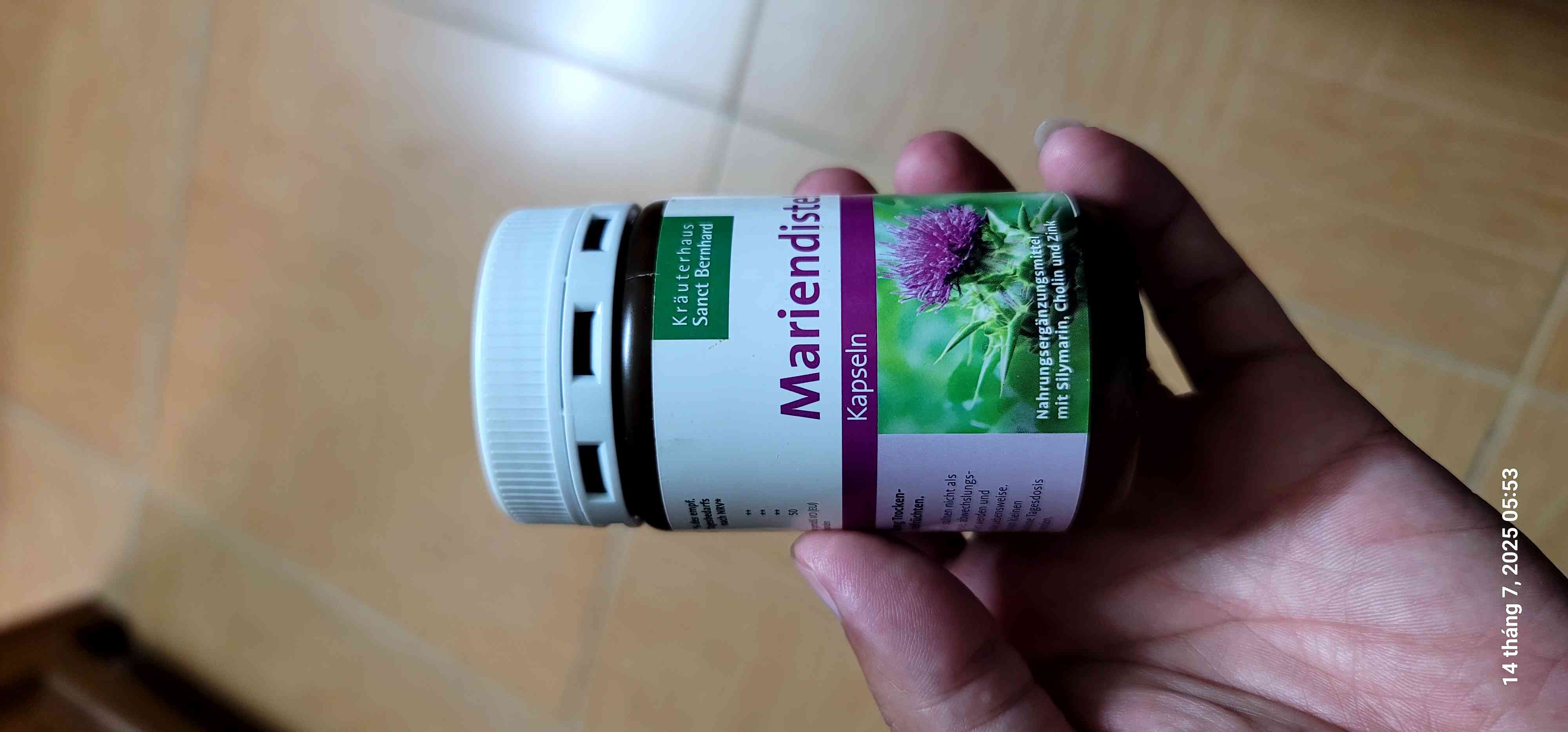 Viên uống hỗ trợ thải độc gan Sanct Bernhard Mariendistel - Tăng cường chức năng gan, hỗ trợ tiêu hóa, giúp cơ thể khỏe mạnh hơn.