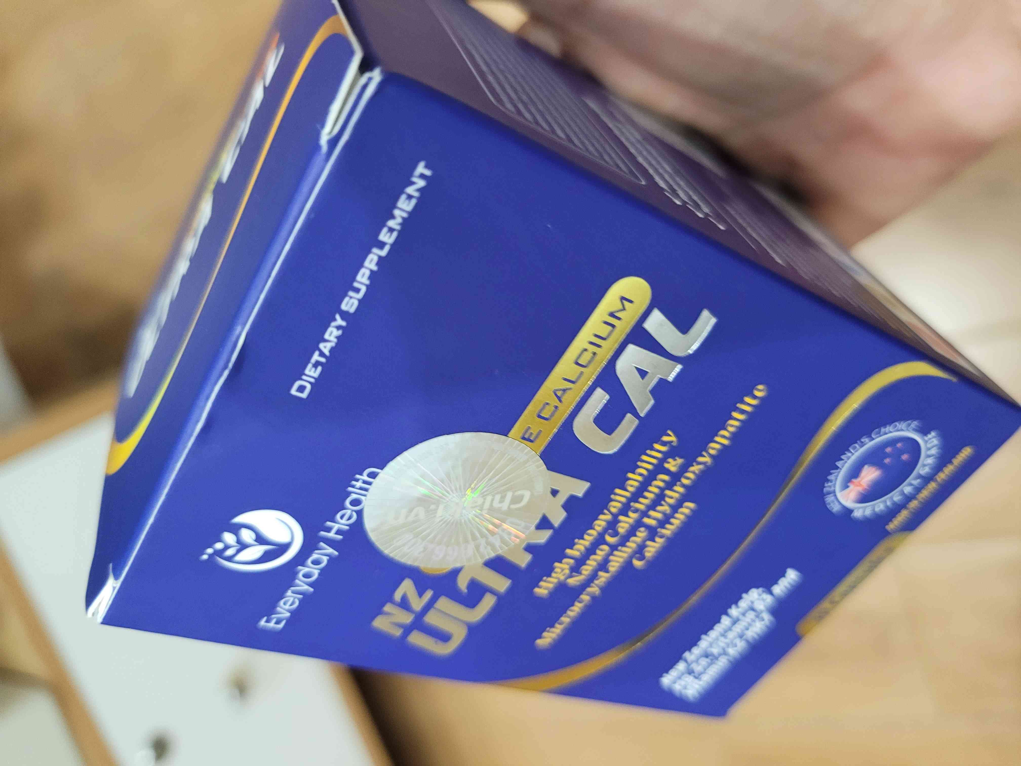 Viên uống Canxi Hữu Cơ Nano NZ-Ultra Cal 30 Viên - Hỗ Trợ Xương Chắc Khỏe với Vitamin D3, K2 MK7 cho Bé và Người Lớn