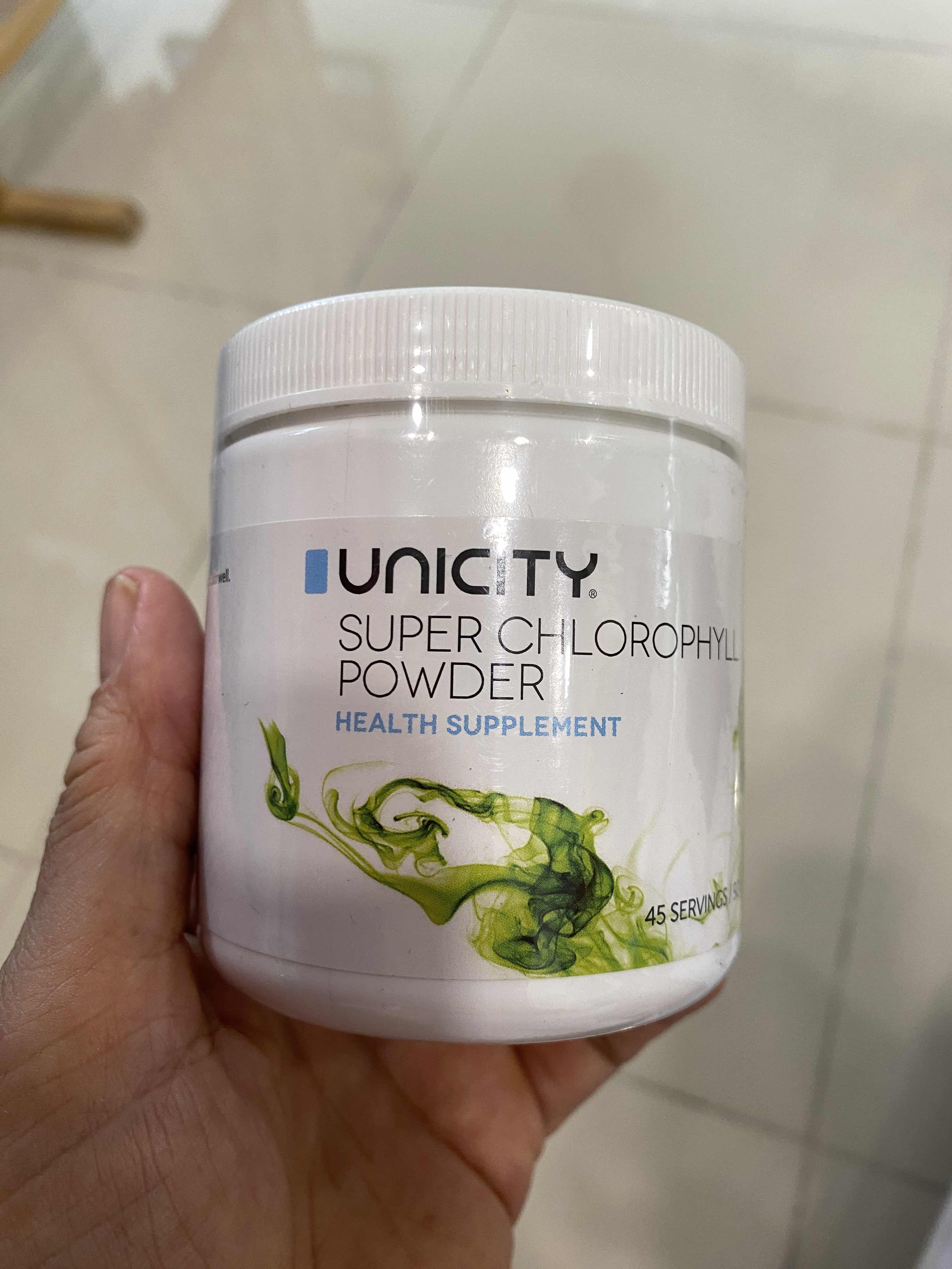 Bột Diệp Lục Unicity Super Chlorophyll Powder (92g) - Thanh Lọc Cơ Thể, Tăng Cường Miễn Dịch, Chiết Xuất Từ Cỏ Linh Lăng