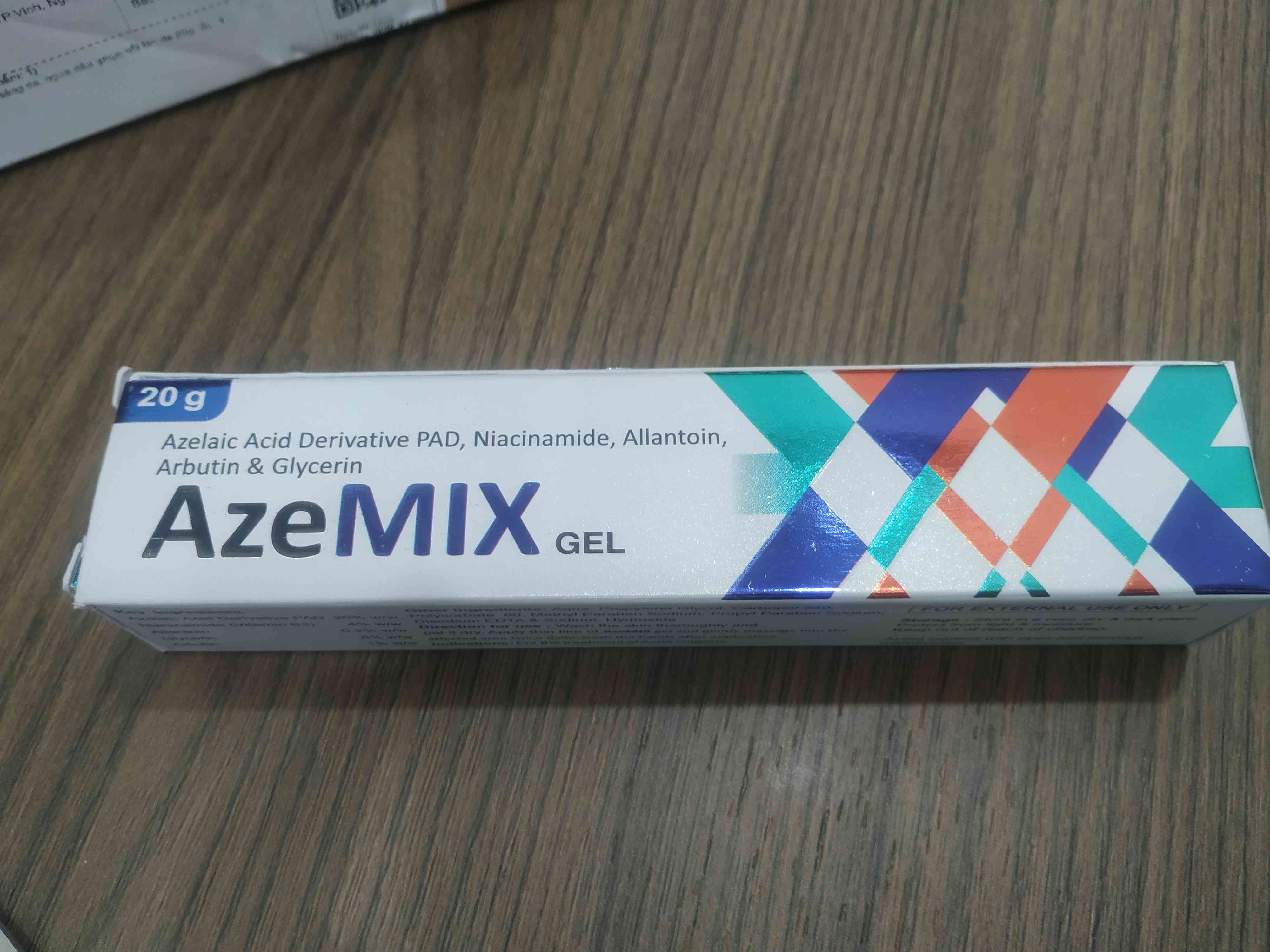 Gel Azemix 20g - Hỗ trợ mờ thâm, sáng da, giảm dầu, phục hồi làn da, chứa Azelaic Acid và Niacinamide, phù hợp cho da mụn nhạy cảm