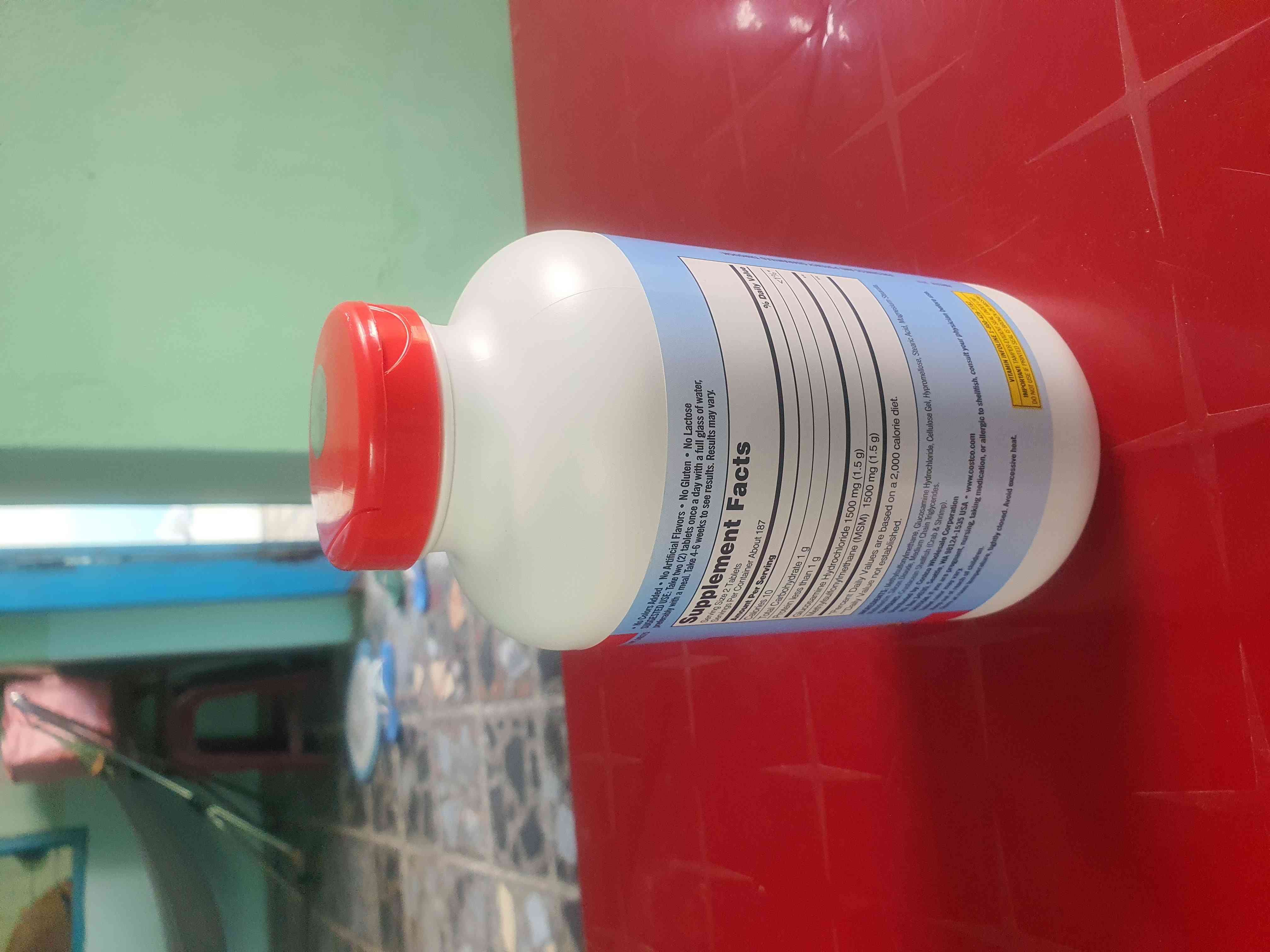 Viên uống Glucosamine Kirkland HCL 1500mg với MSM 1500mg - Hỗ trợ xương khớp, hộp 375 viên cho người lớn