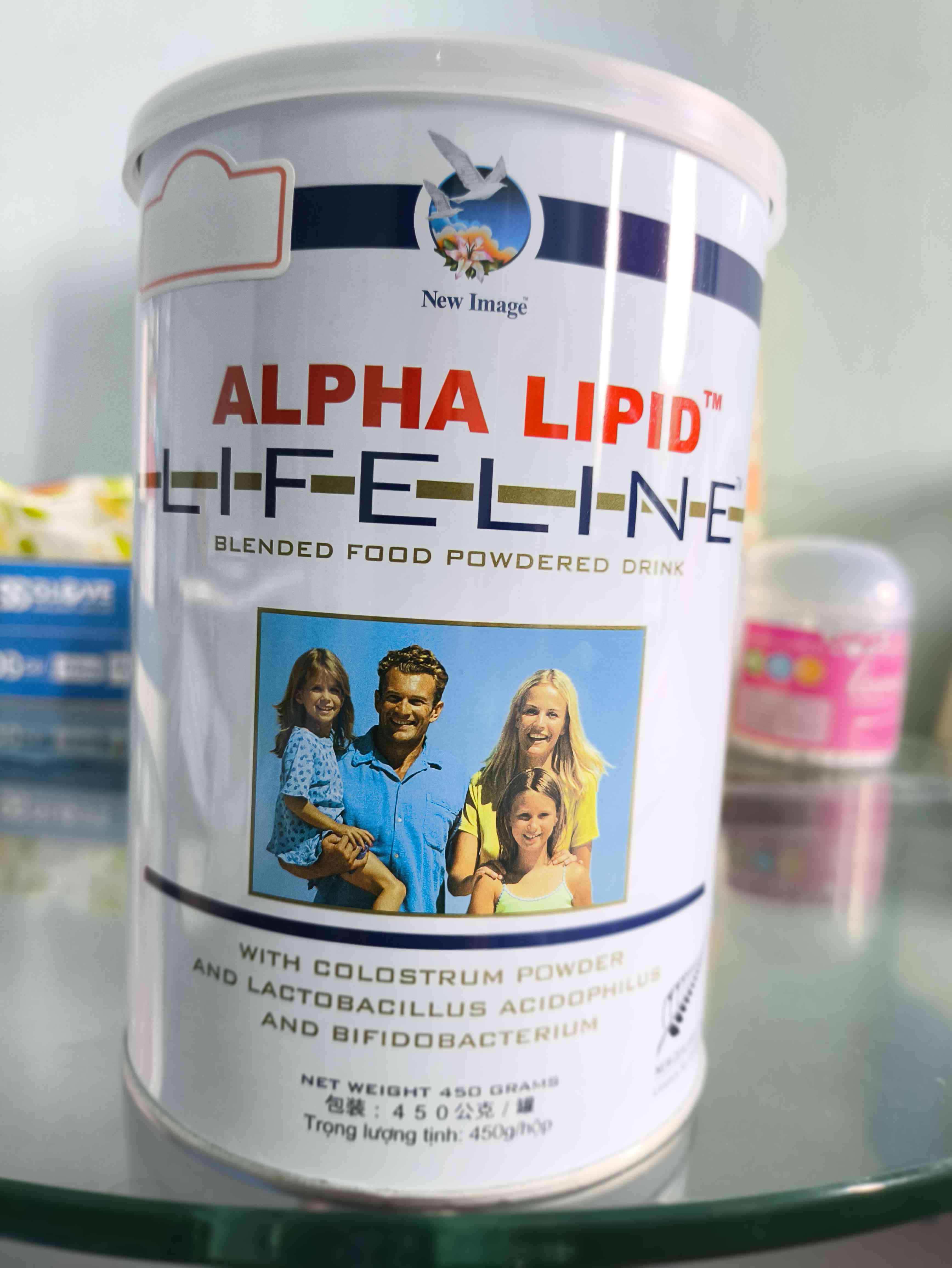 Sữa Non Alpha Lipid Lifeline 450g - Tăng Cường Sức Khỏe, Hỗ Trợ Đề Kháng Cho Trẻ Em Và Người Lớn, Chất Lượng New Zealand