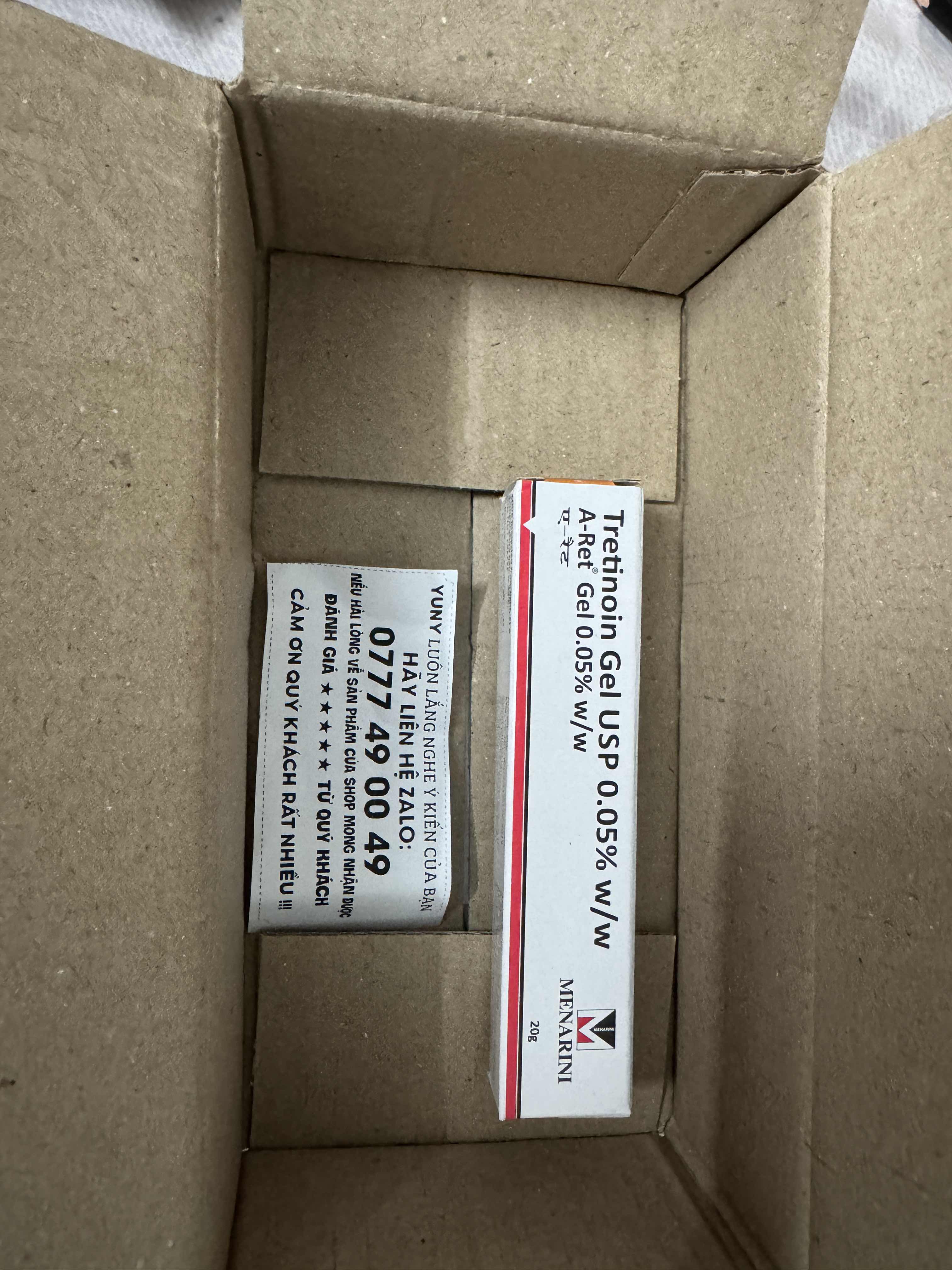 Gel chăm sóc mụn Tre USP Aret 0.1% - Hỗ Trợ Giảm Mụn, Mờ Thâm, Phục Hồi Da, cải thiện da, Thương Hiệu Menarini Ấn Độ