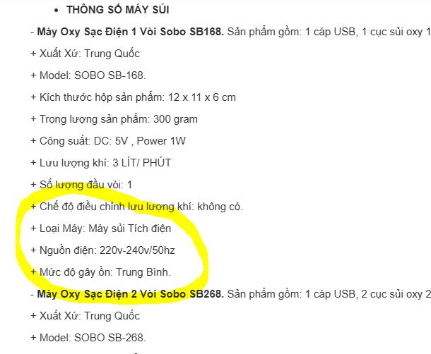 Máy Sủi Oxy Tích Điện SOBO 168 1 Vòi và SOBO 268 2 Vòi - Tăng Cường Oxy Cho Bể Cá, Thoáng Khí Nước, Phù Hợp Với Thủy Sinh