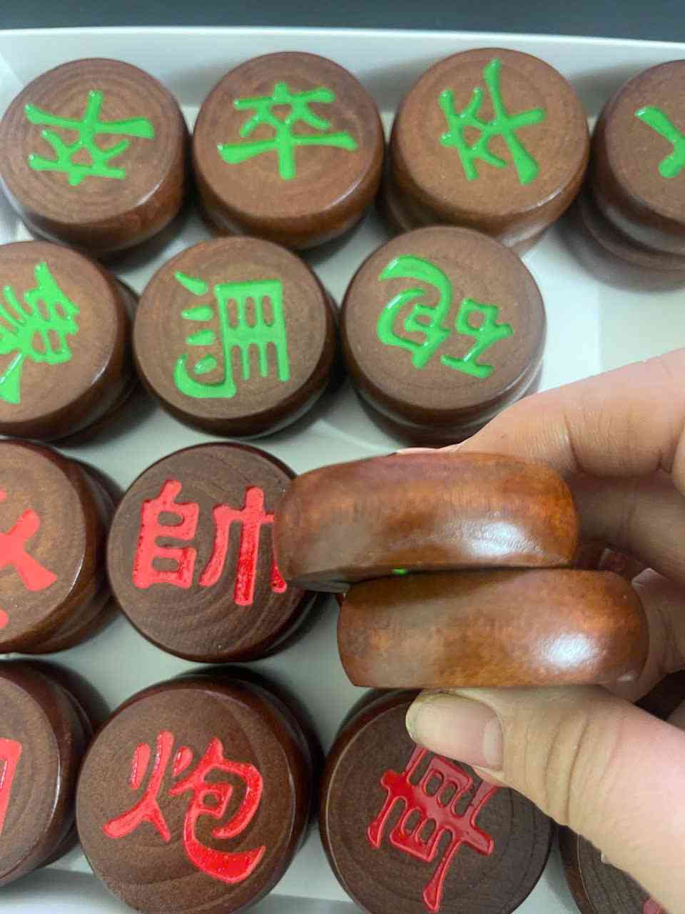 Bộ Cờ Tướng Gỗ Bạch Dương Cổ Điển - Game Truyền Thống Đầy Thú Vị, Kích Thước Lựa Chọn Cho Người Lớn & Trẻ Em