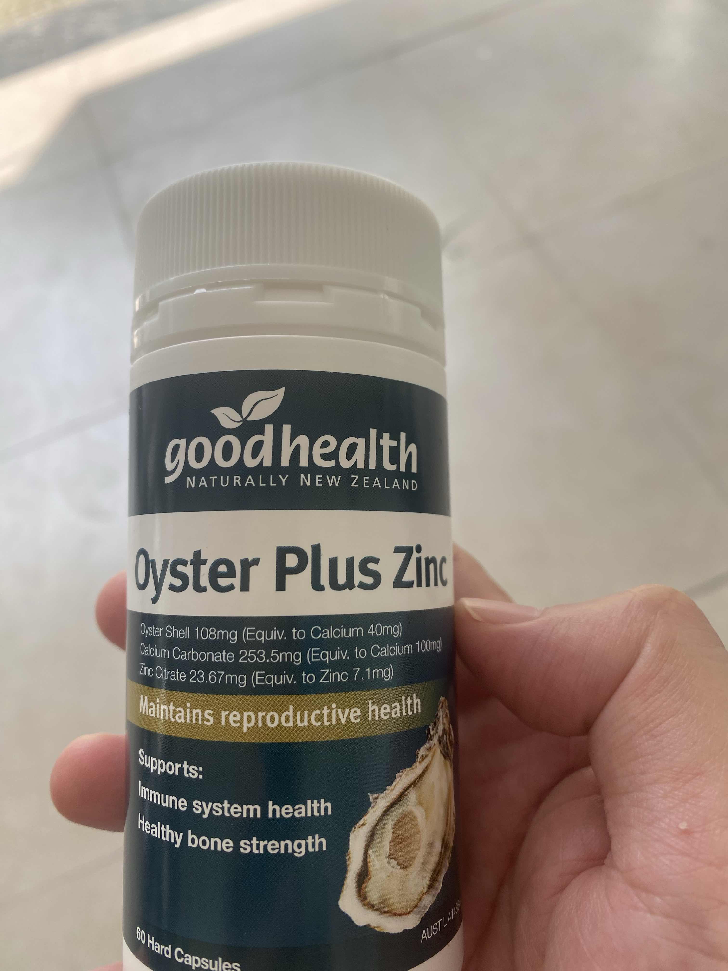 Tinh Chất Hàu Oyster Plus Zinc Goodhealth 60 Viên - Hỗ Trợ Tăng Cường Sinh Lý Nam Giới Hiệu Quả từ Úc