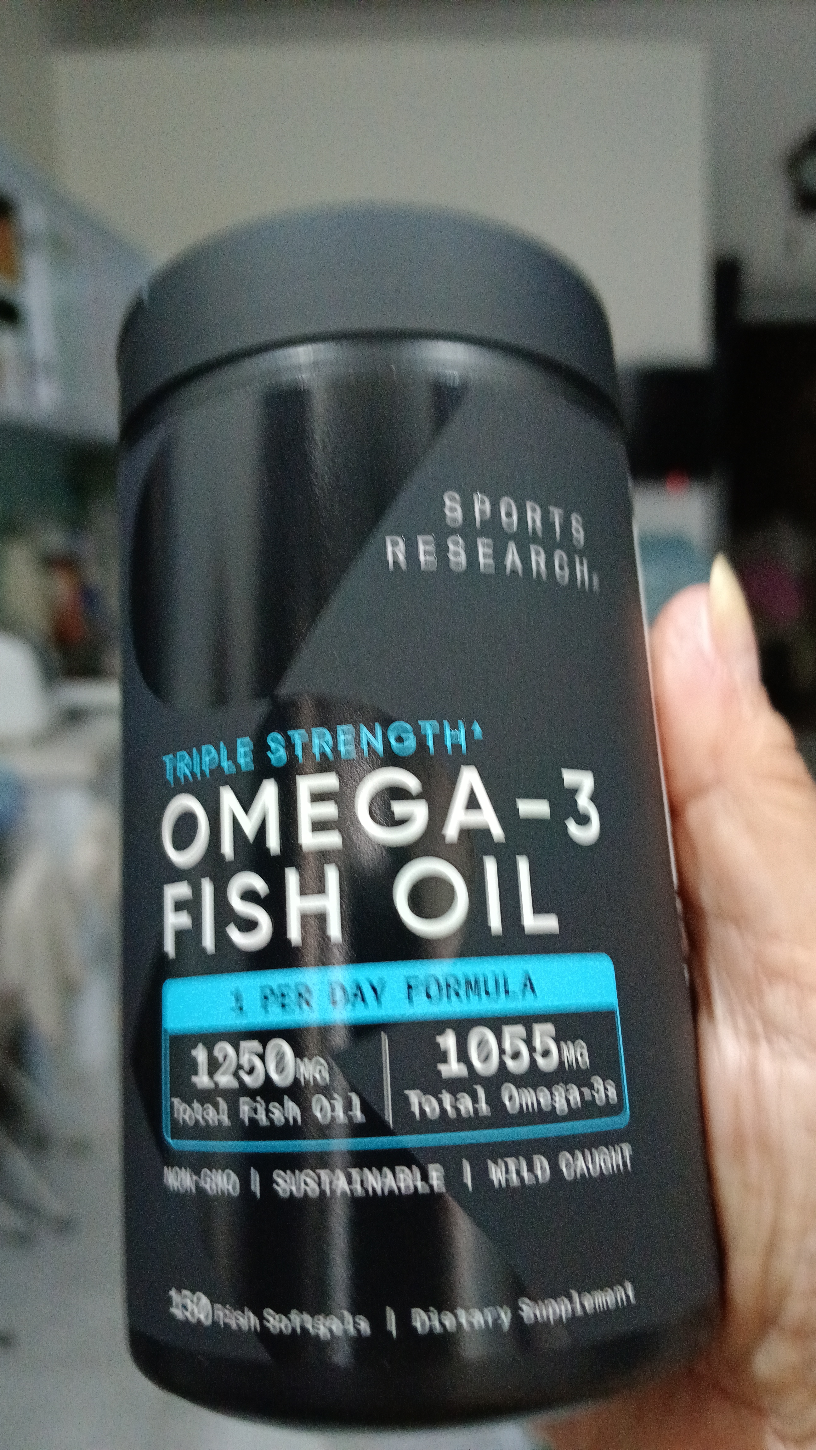 Viên Dầu Cá Mỹ SR Triple Strength Omega-3 Fish Oil - Hỗ Trợ Trí Nhớ, Tăng Cường Miễn Dịch, Dễ Uống, 150 Viên