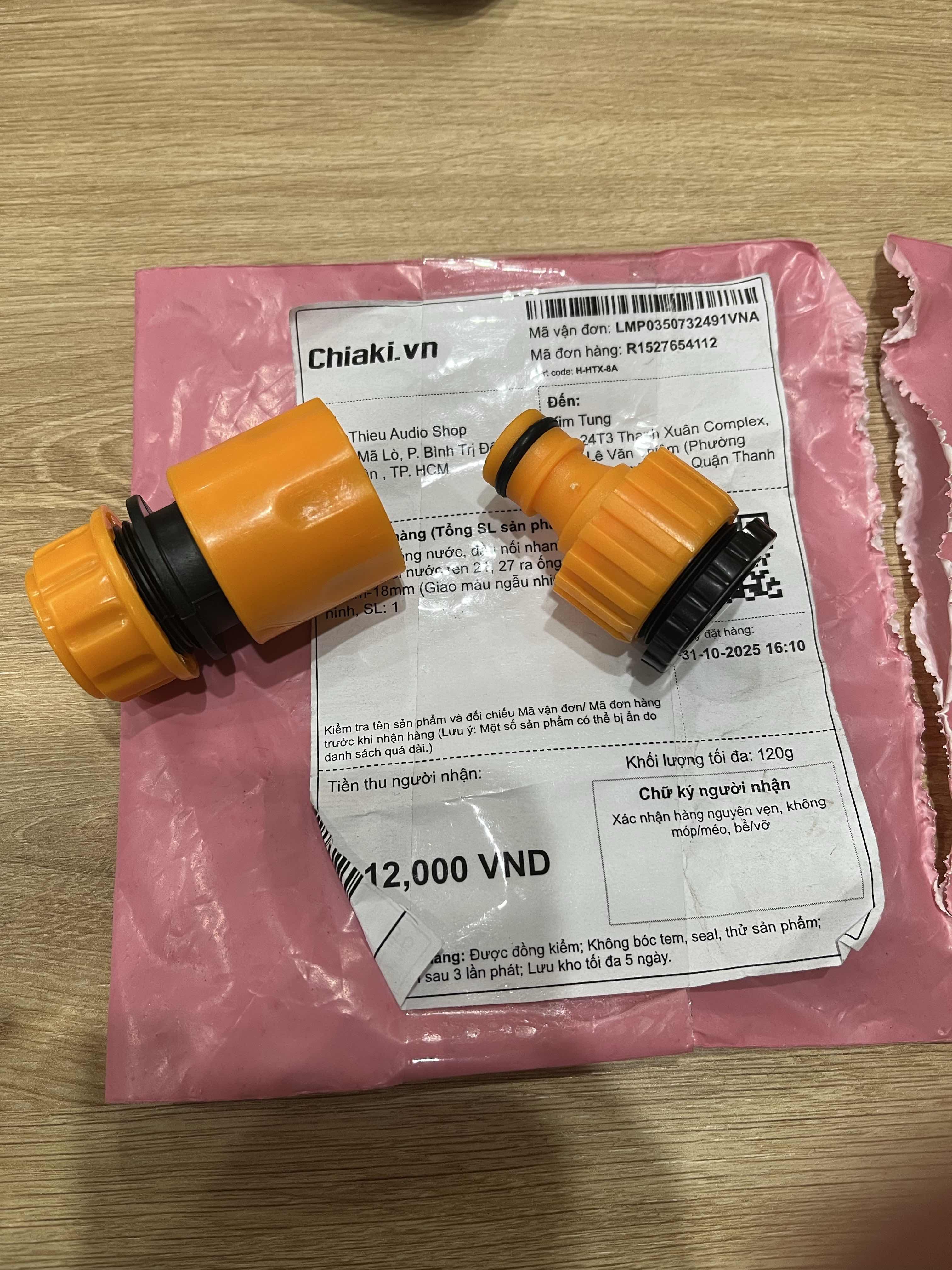 Đầu Nối Ống Nước Nhanh - Kết Nối Vòi Nước Ren 21, 27 với Ống Nhựa 14mm-18mm, Màu Giao Ngẫu Nhiên, Tiện Lợi Cho Gia Đình