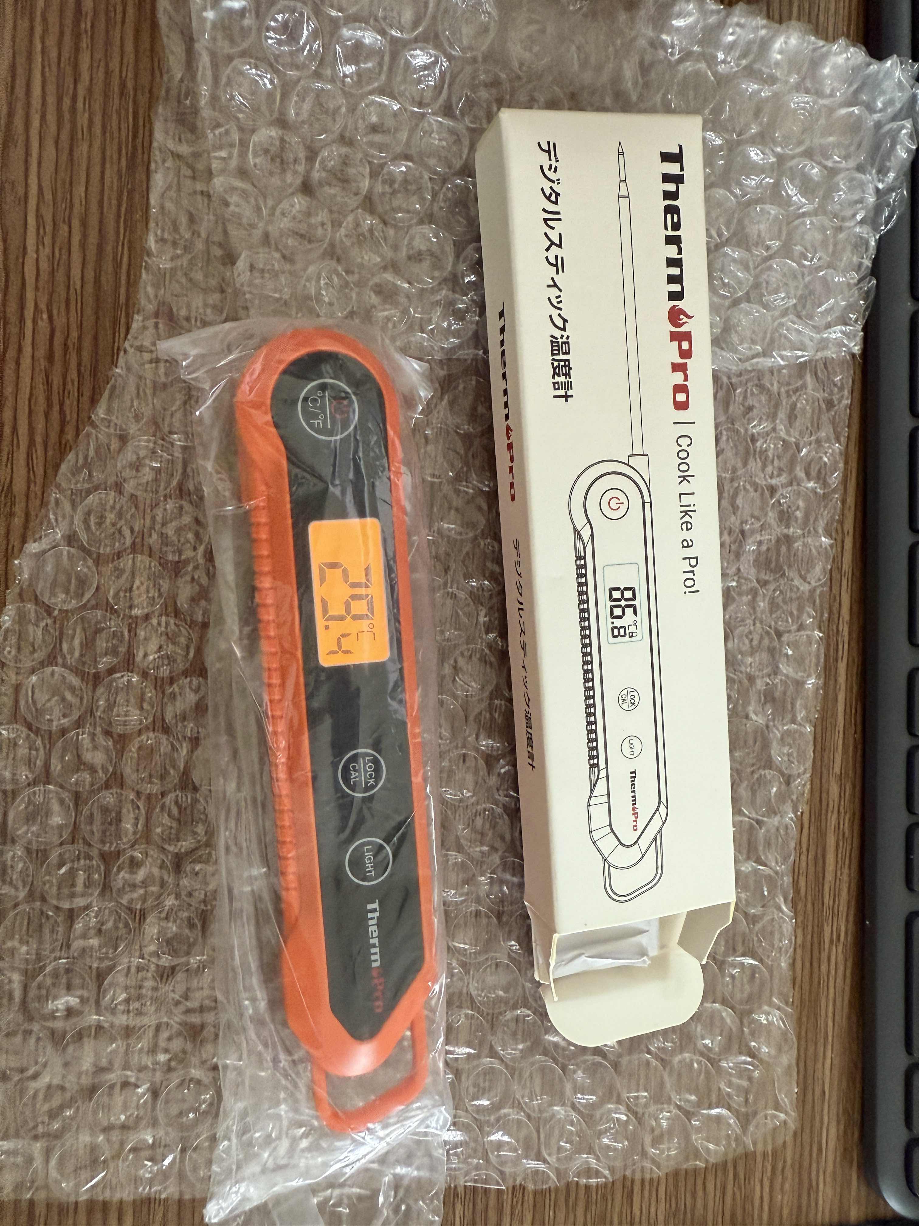 Nhiệt Kế Điện Tử Nhà Bếp Chống Nước ThermoPro TP03H - Đo Nhiệt Độ Pha Sữa, Nướng Thịt BBQ, Dễ Sử Dụng, Chính Xác Cao