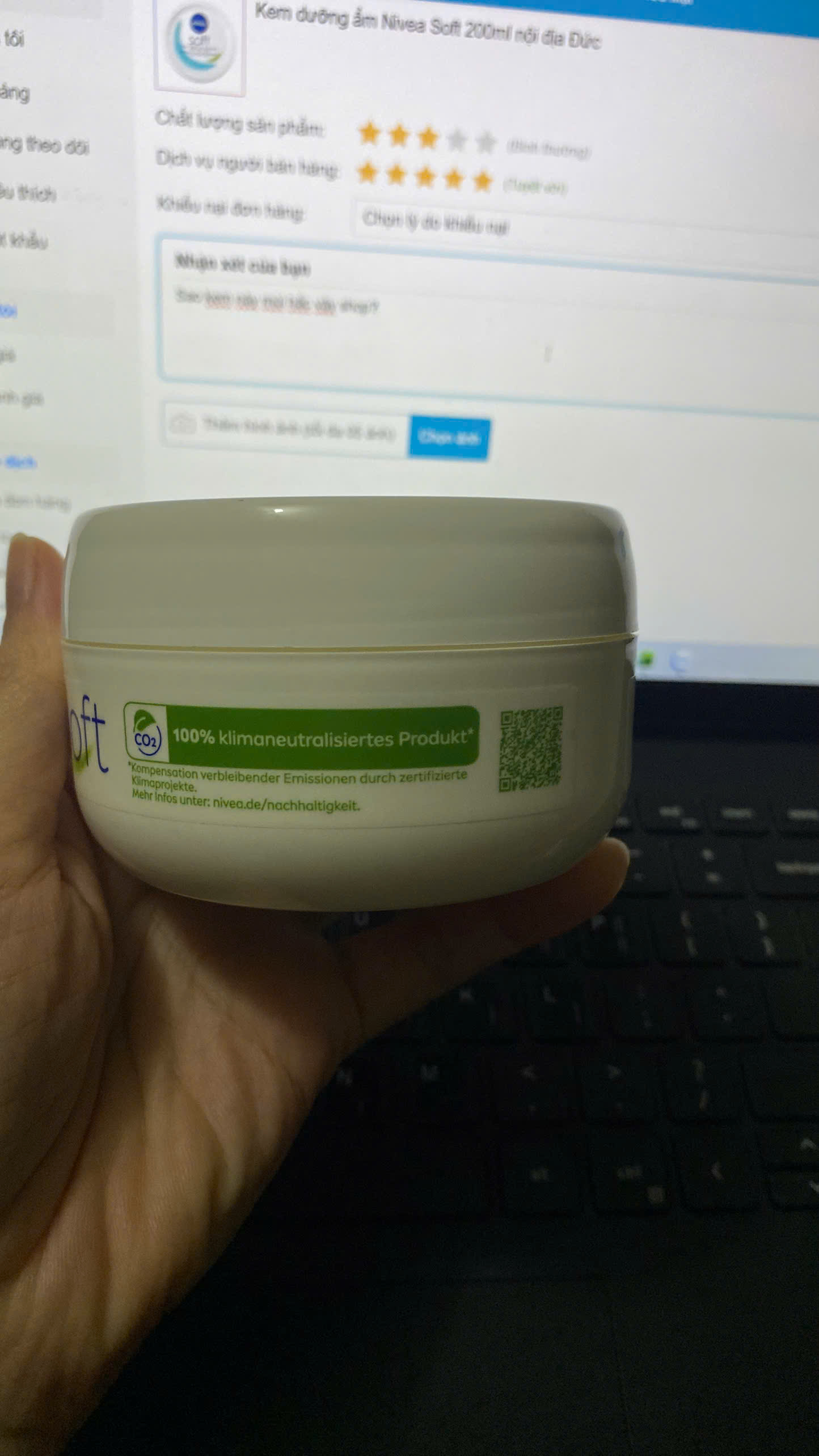 Kem Dưỡng Ẩm Nivea Soft 200ml Chính Hãng - Dưỡng Ẩm Da Mặt & Toàn Thân, Thấm Nhanh, Phù Hợp Mọi Loại Da