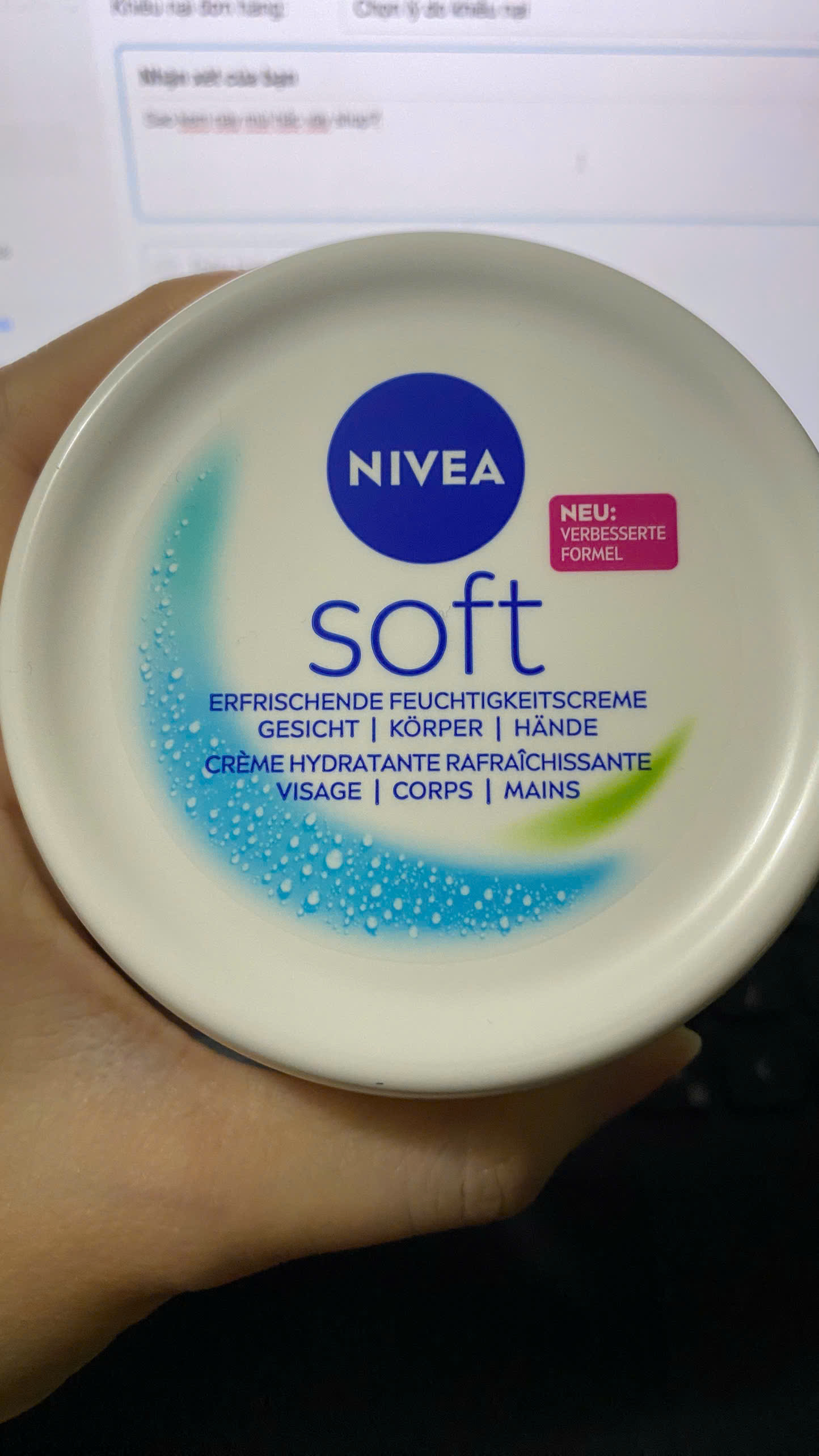 Kem Dưỡng Ẩm Nivea Soft 200ml Chính Hãng - Dưỡng Ẩm Da Mặt & Toàn Thân, Thấm Nhanh, Phù Hợp Mọi Loại Da