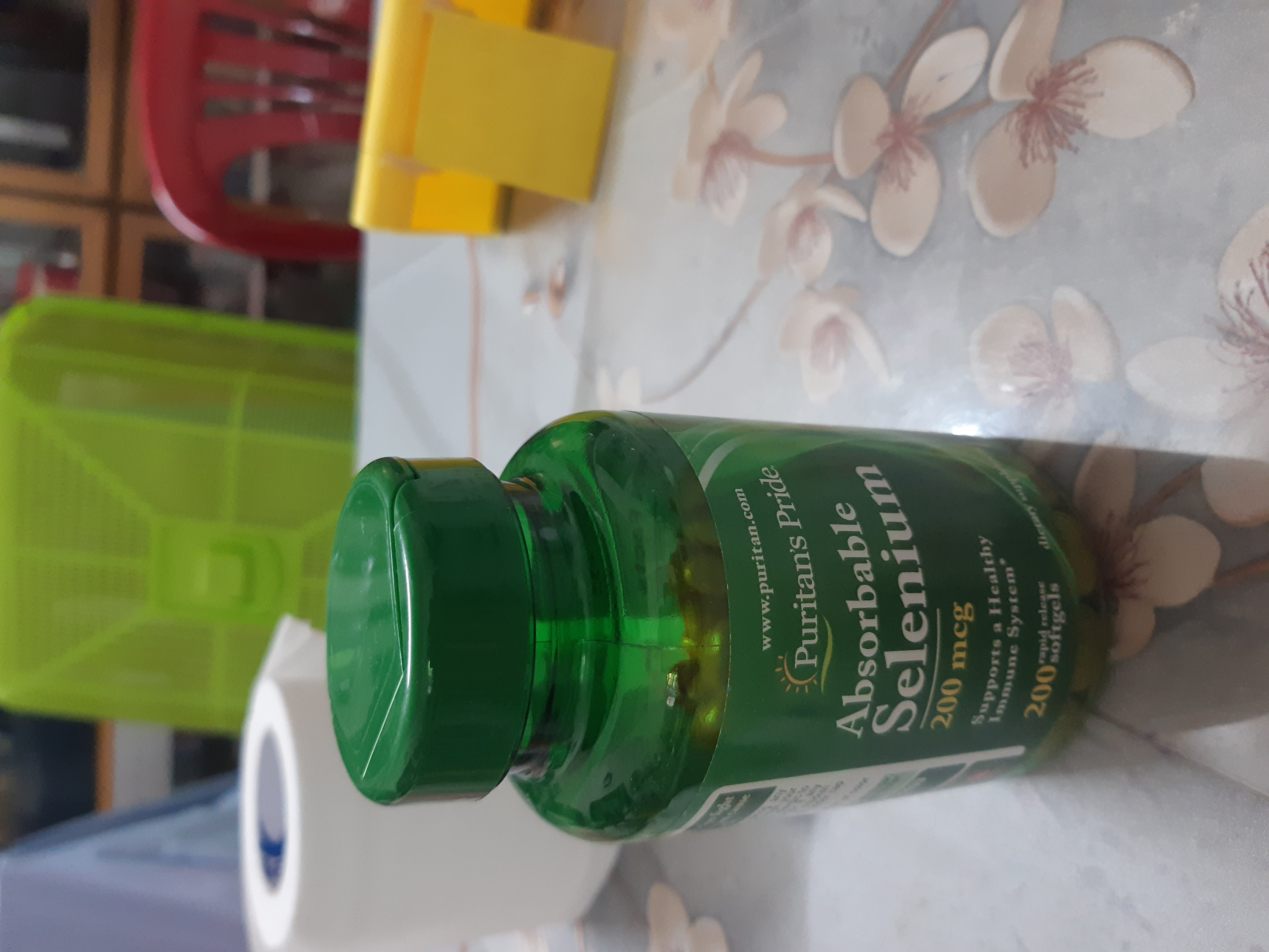 Viên uống tăng đề kháng Puritan’s Pride Absorbable Selenium 200mcg, 200 viên của Mỹ