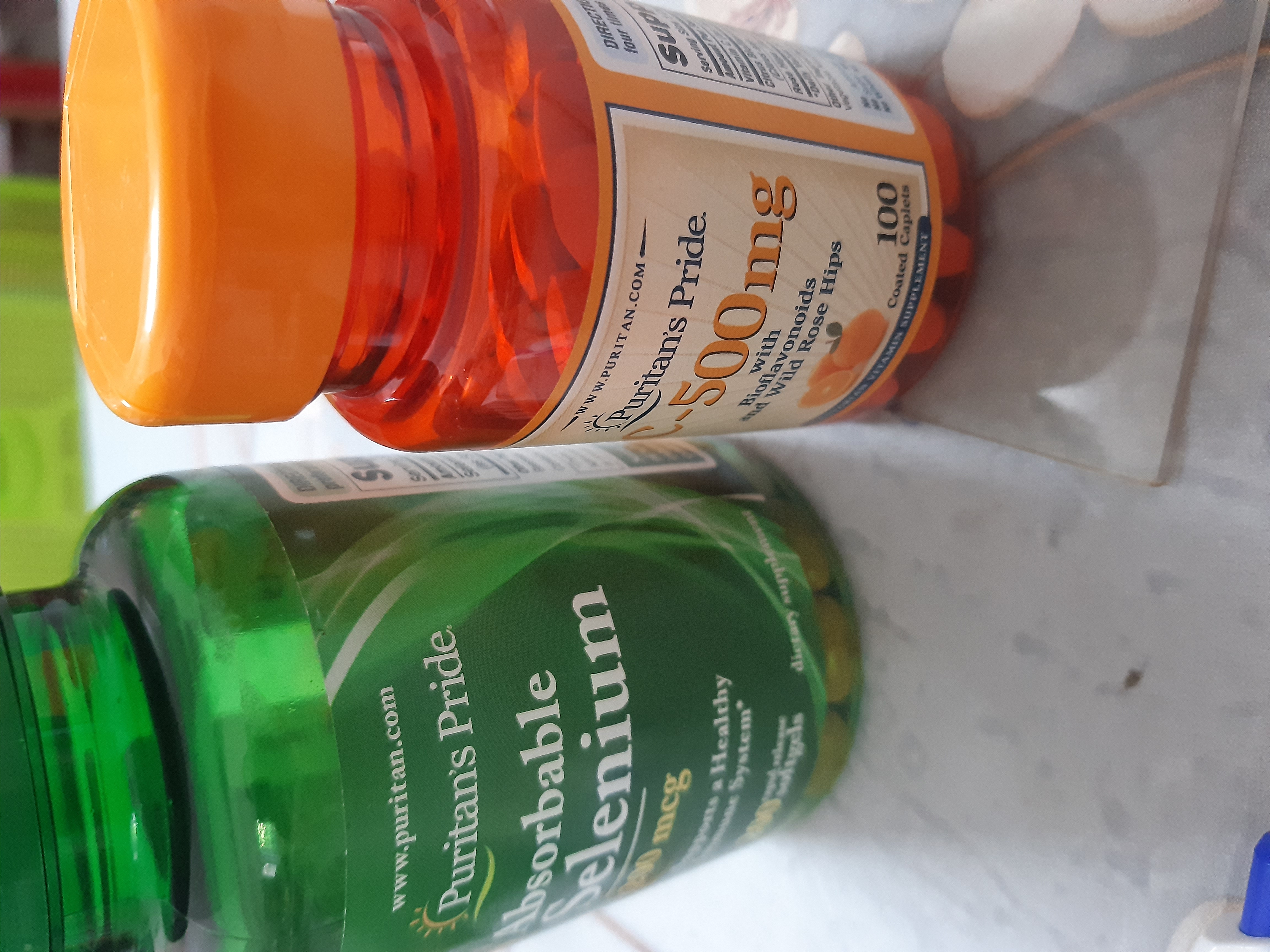 Viên uống bổ sung Vitamin C Puritan’s Pride C-500mg - Tăng cường sức đề kháng, chăm sóc da sáng khỏe, hộp 100 viên chính hãng Mỹ