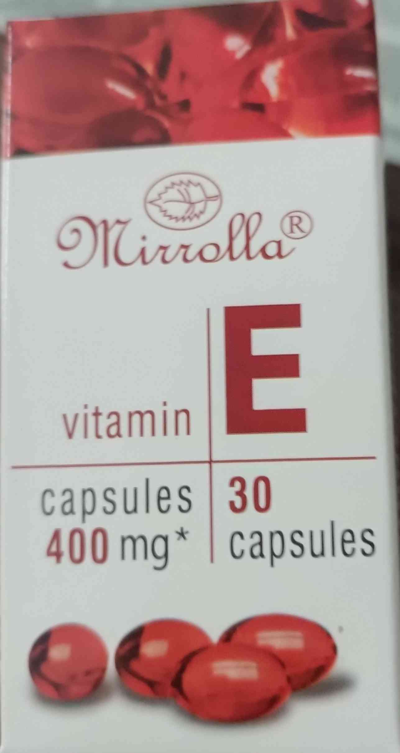 Viên uống Vitamin E đỏ Nga 270mg Mirrolla - Làm trắng da, kích thích mọc tóc, dưỡng ẩm tự nhiên - Hộp 30 viên