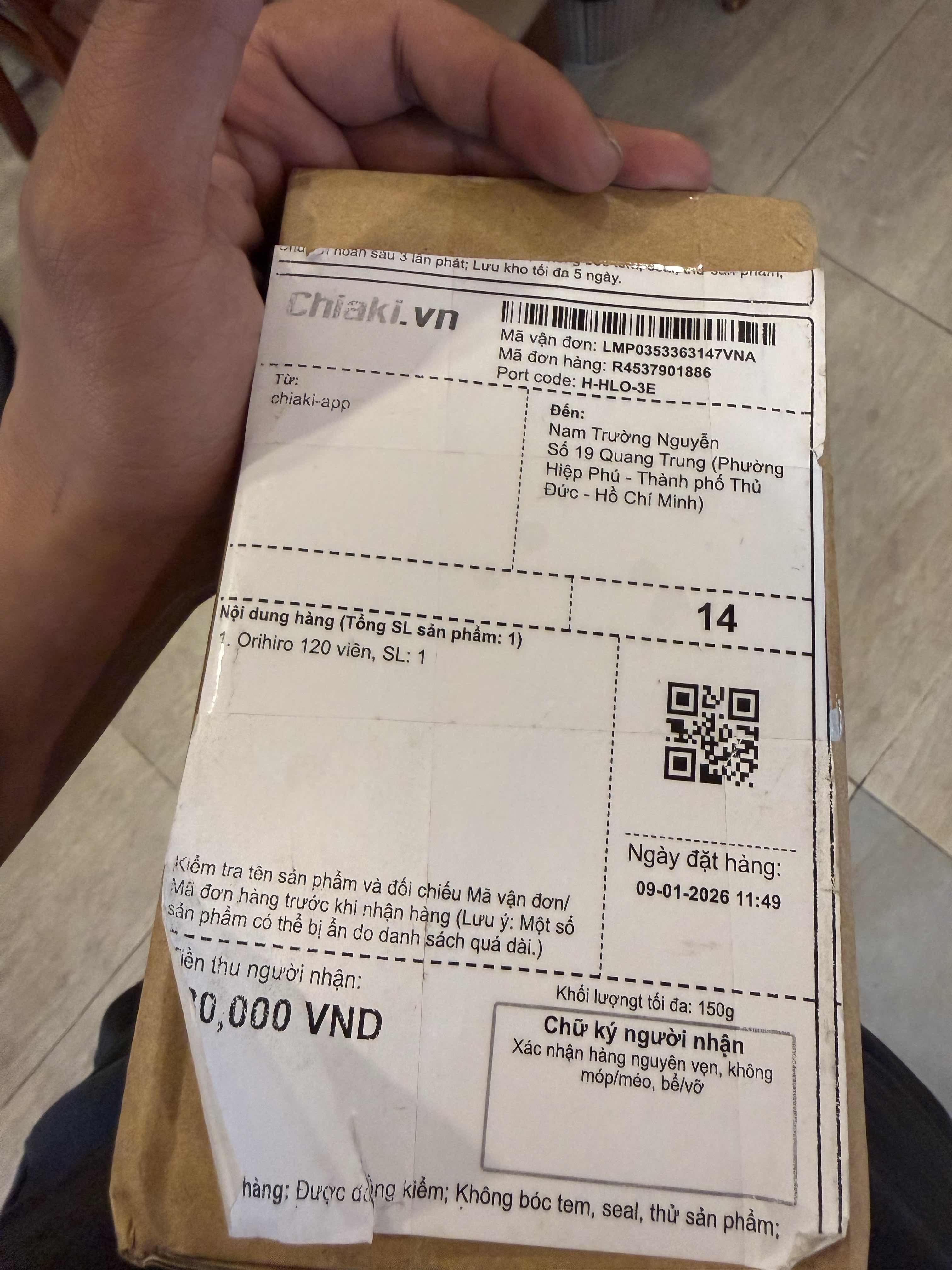 Tinh Chất Hàu Tươi Nhật Bản Orihiro 120 Viên - Hỗ Trợ Tăng Cường Sinh Lý Nam Giới, Cải Thiện Chất Lượng Tinh Trùng