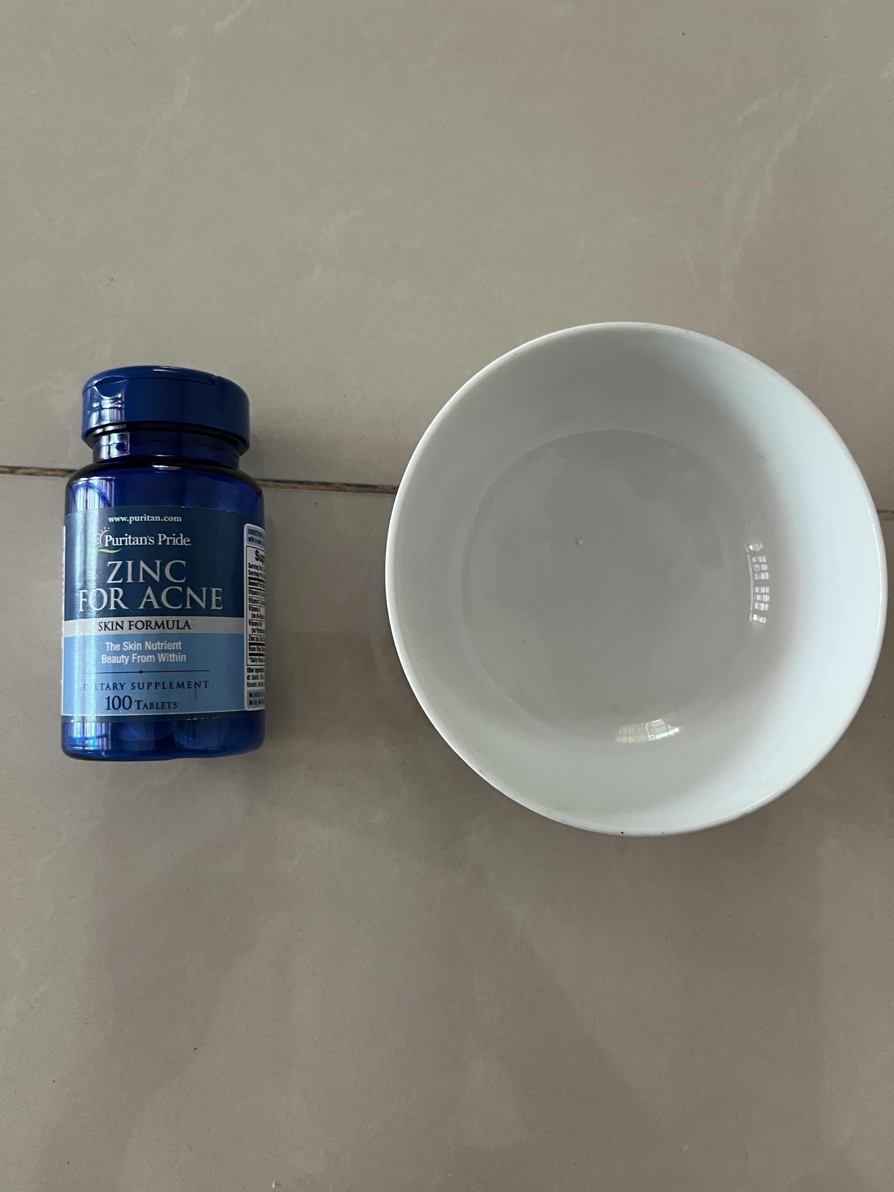 Viên uống Kẽm giảm Mụn Puritan's Pride Zinc For Acne 100 viên - Cải thiện sức khỏe làn da, ngăn ngừa mụn hiệu quả