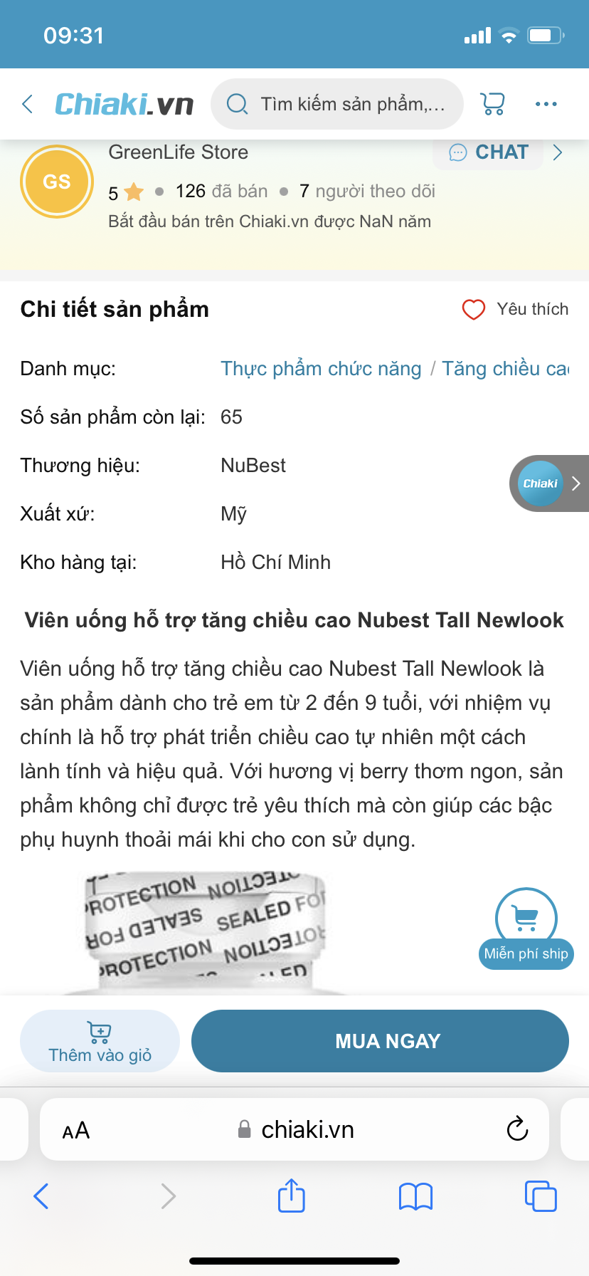 Viên Uống Hỗ Trợ Tăng Chiều Cao Nubest Tall Newlook - Giúp Trẻ 5–9 Tuổi Phát Triển Chiều Cao Tự Nhiên, Bổ Sung Dinh Dưỡng Toàn Diện