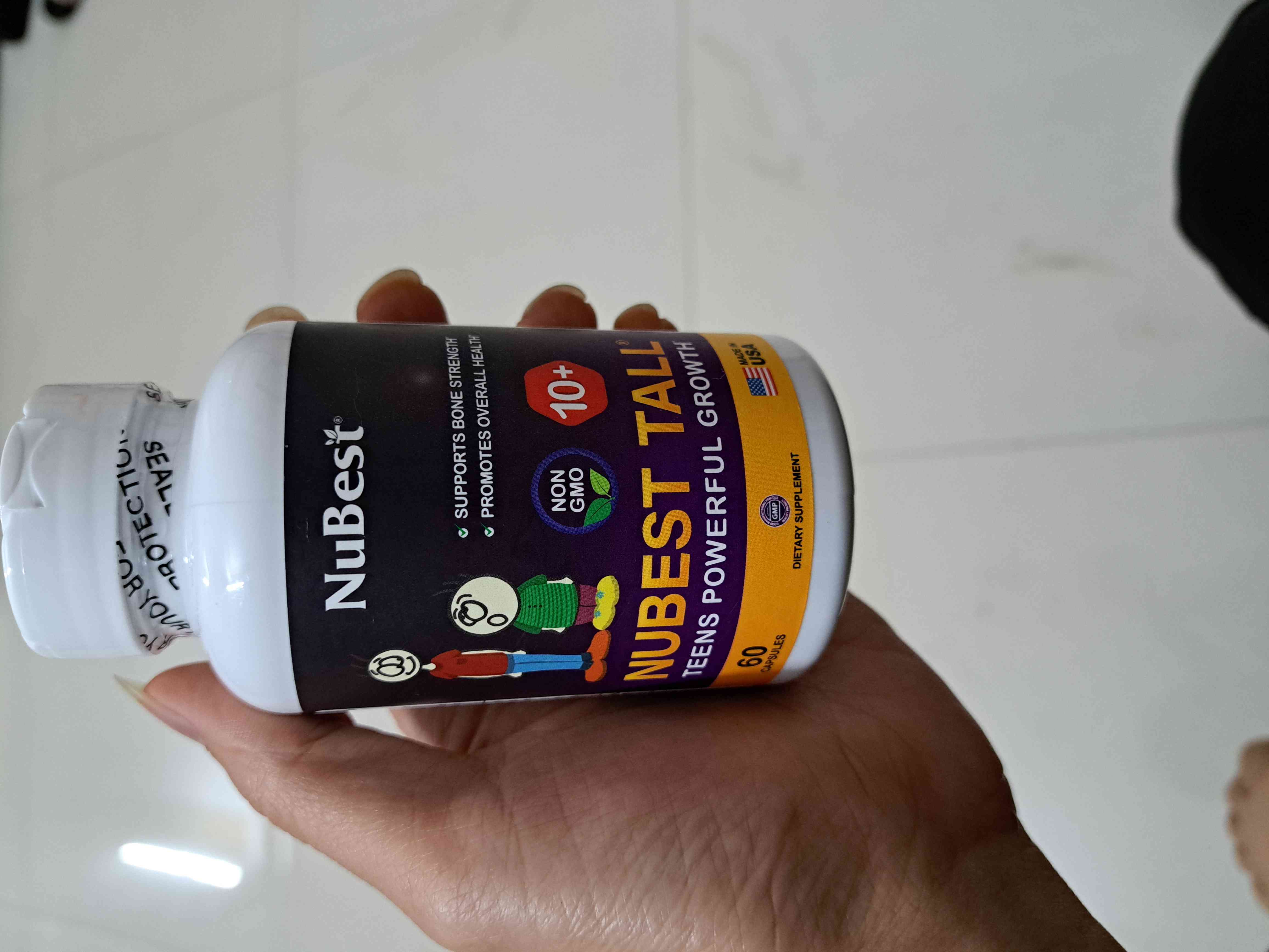 Viên Uống Hỗ Trợ Tăng Chiều Cao Nubest Tall Cho Bé - Dinh Dưỡng Tối Ưu, Tăng Chiều Cao An Toàn, Chai 60 Viên Mỹ