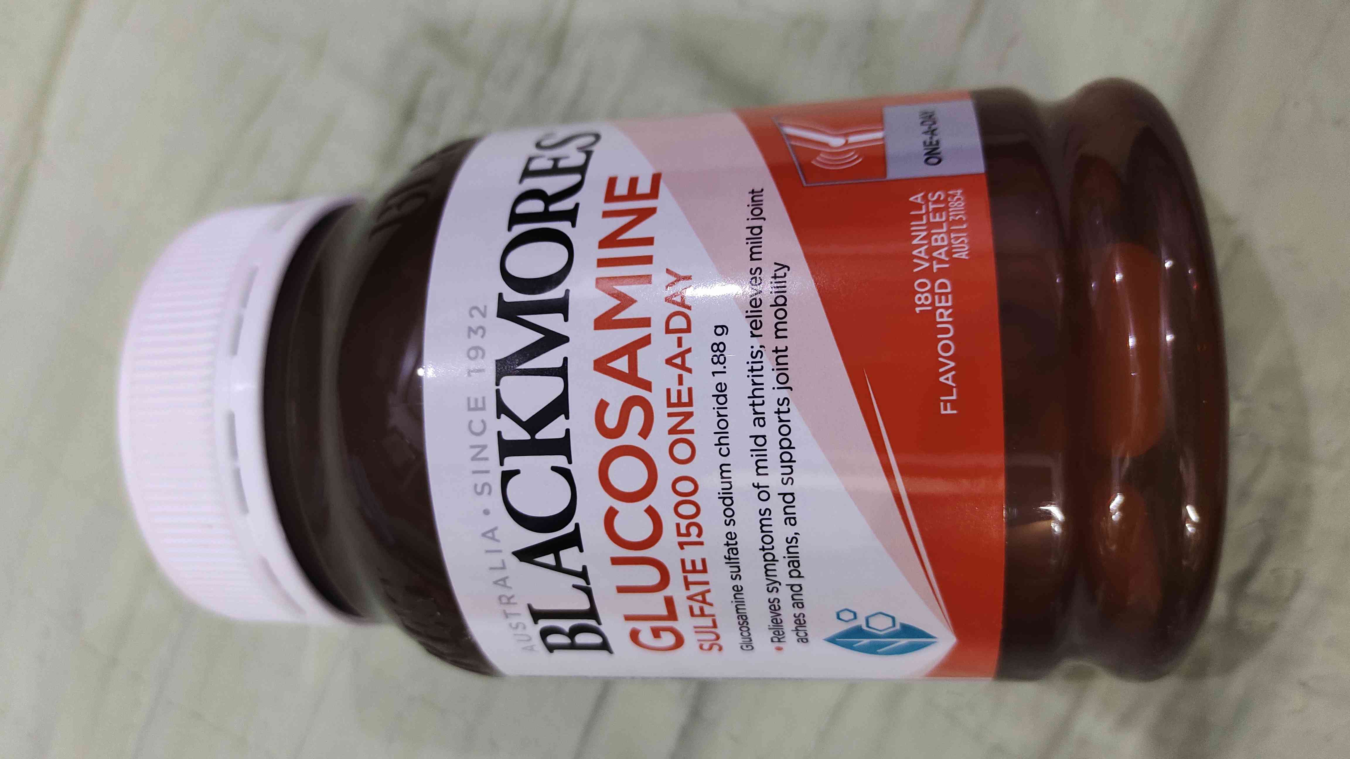 Viên uống Blackmores Glucosamine Sulfate 1500mg - Bổ trợ xương khớp hàng ngày, 180 viên giúp giảm đau nhức và hỗ trợ sức khỏe khớp