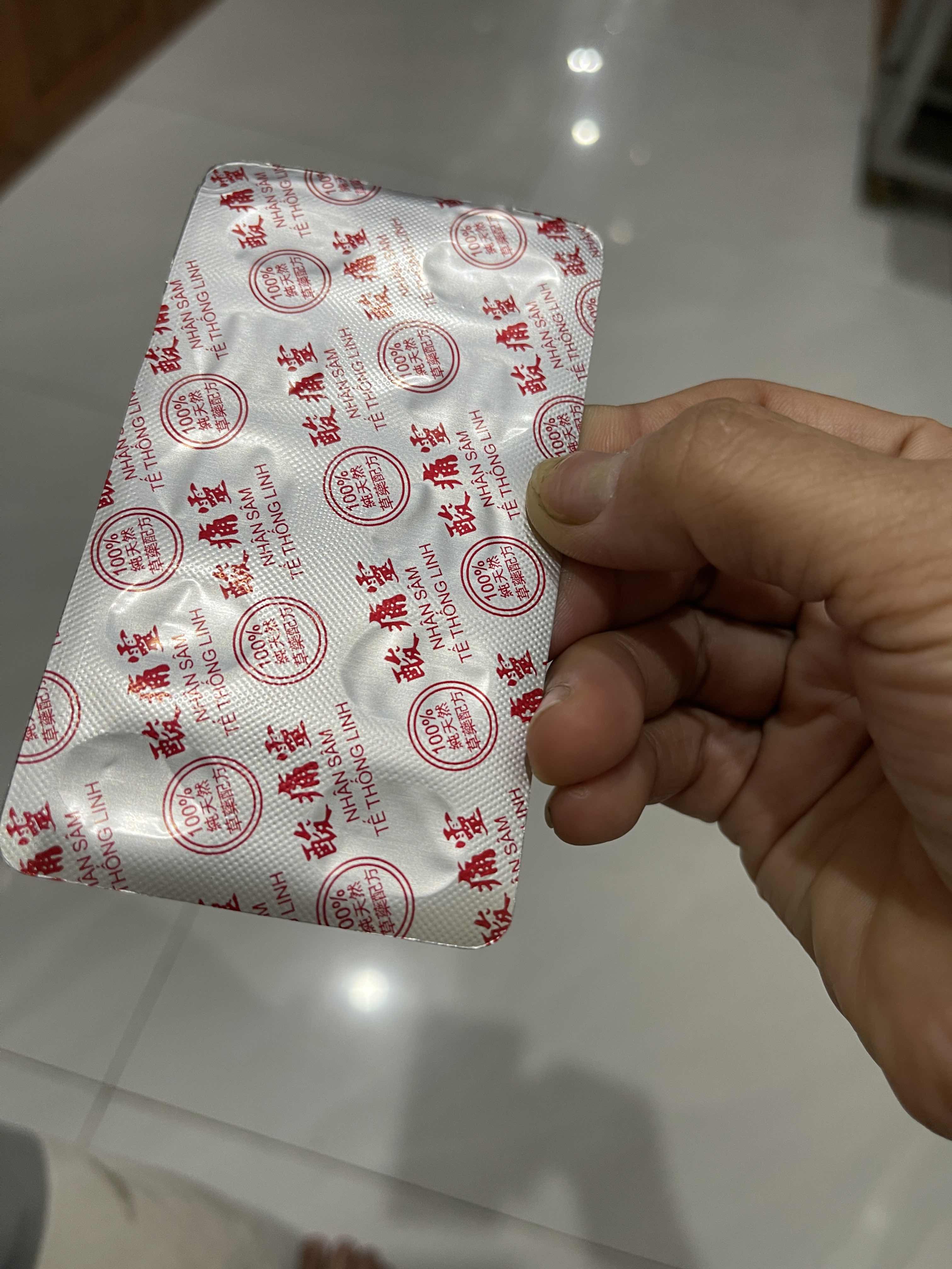 Viên Uống Hỗ Trợ Xương Khớp Nhân Sâm Tê Thống Linh 20 Viên - Giảm Đau Viêm Khớp, Tê Bì Chân Tay, Hàng Chính Hãng