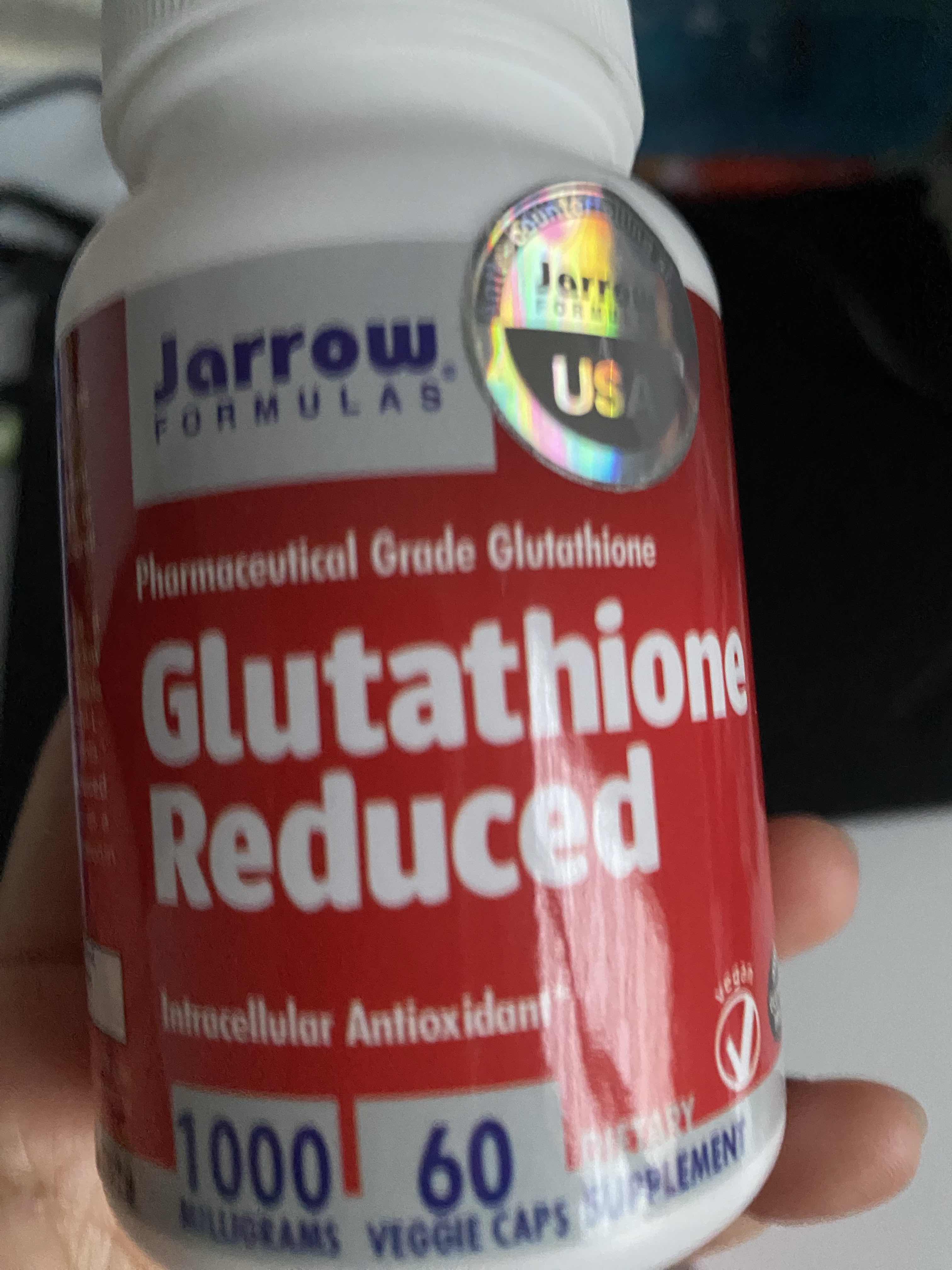 (Hàng công ty) Viên uống trắng da Jarrow Glutathione 500 mg - Hỗ trợ làm đẹp và phục hồi da, 60 viên chính hãng từ Mỹ