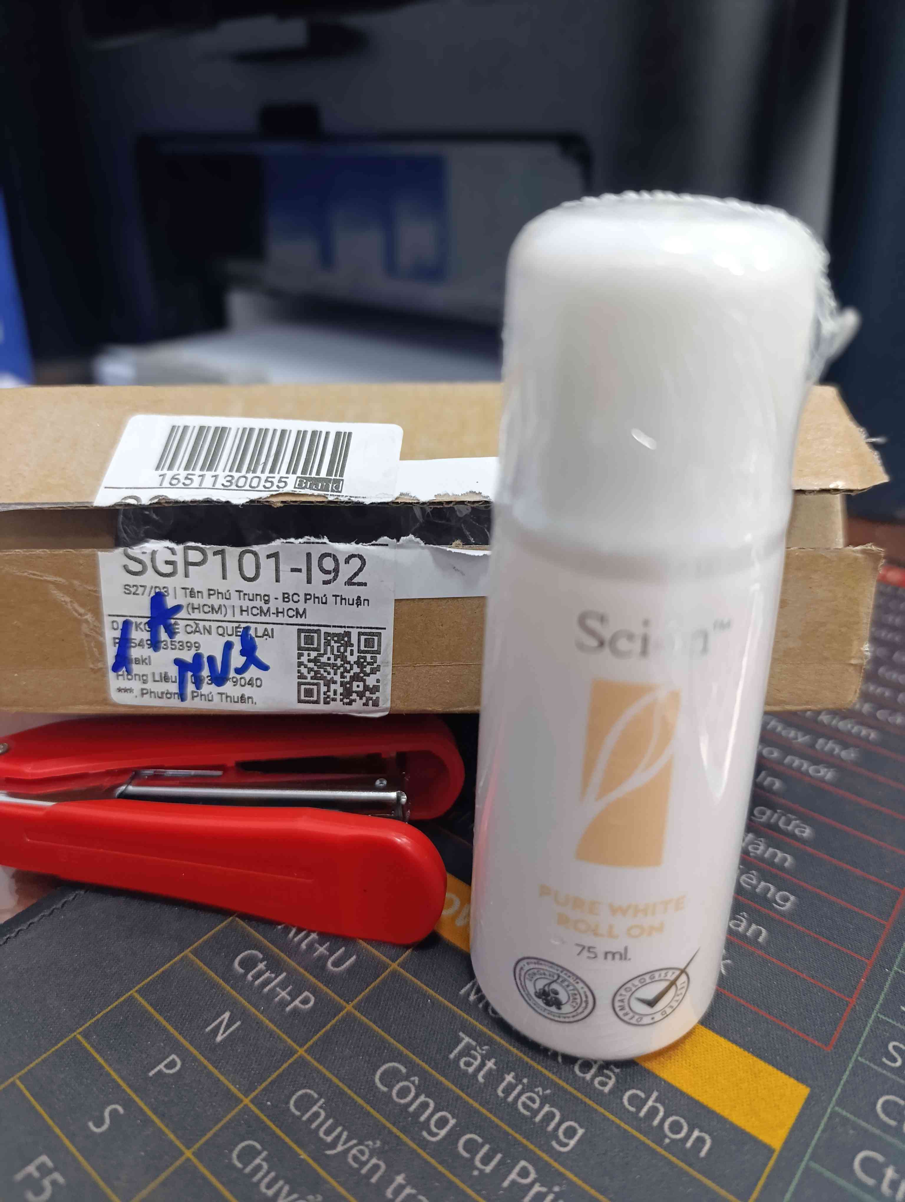 Lăn Khử Mùi Scion Whitening Roll On 75ml - Khử Mùi Hiệu Quả, Làm Trắng Da Dưới Cánh Tay, Giữ Mùi 24 Giờ, Chăm Sóc Tự Nhiên