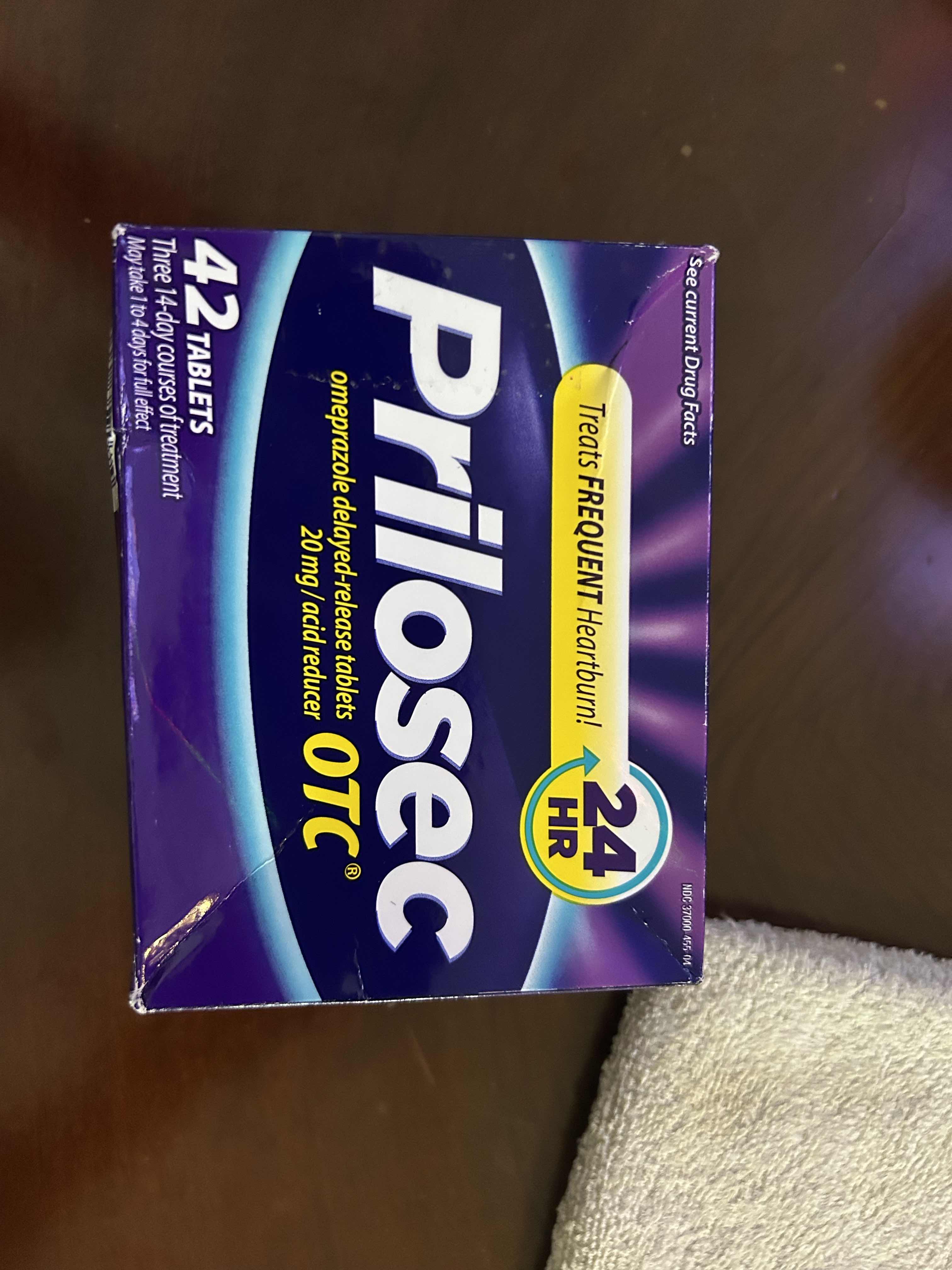 Viên uống Prilosec OTC 20mg 14 viên - Hỗ trợ giảm axit dạ dày, ợ nóng, trào ngược hiệu quả 24 giờ, ổn định tiêu hóa