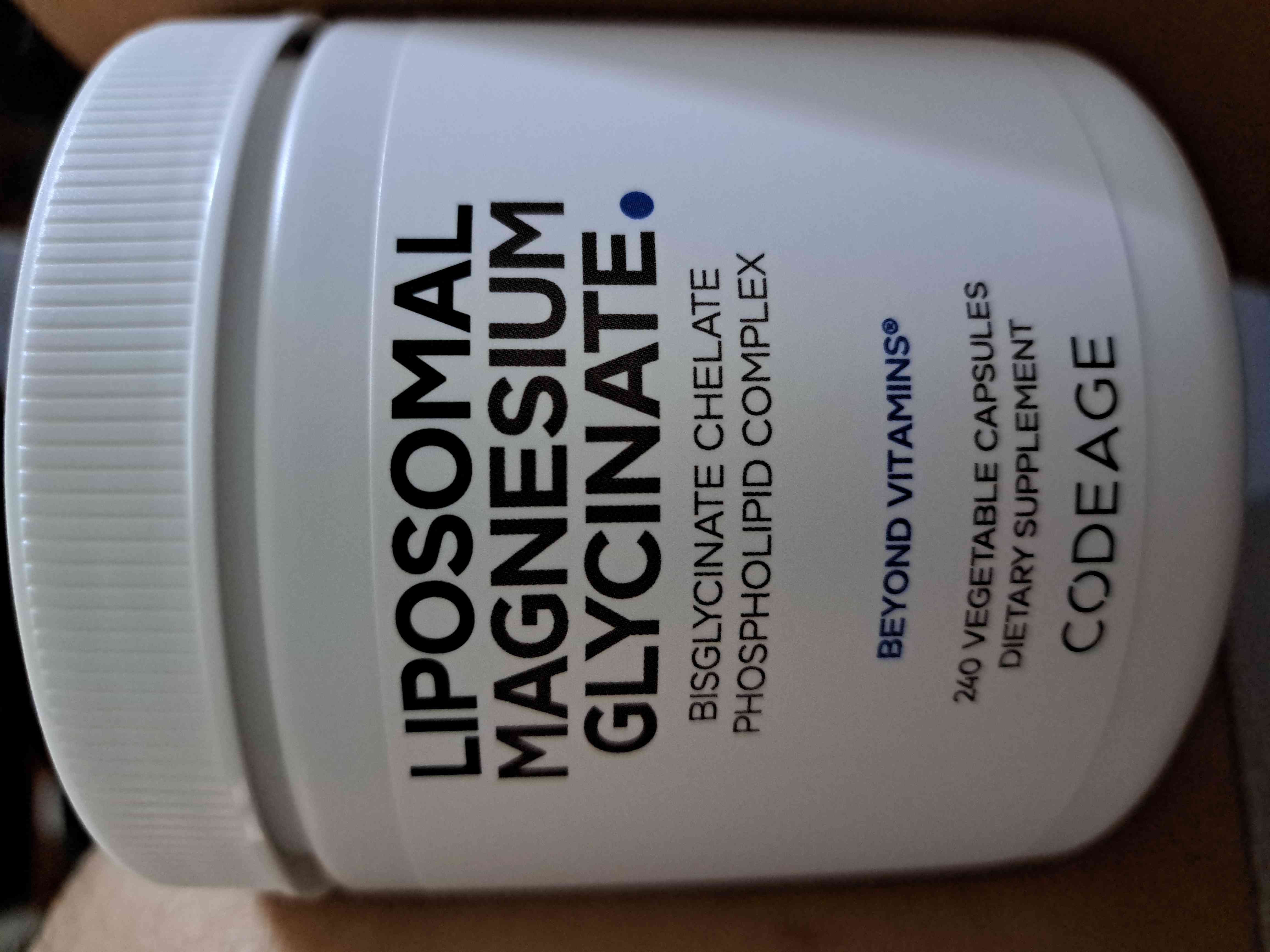 (Hàng nhập khẩu) Viên uống Codeage Liposomal Magnesium Glycinate hộp 240 viên