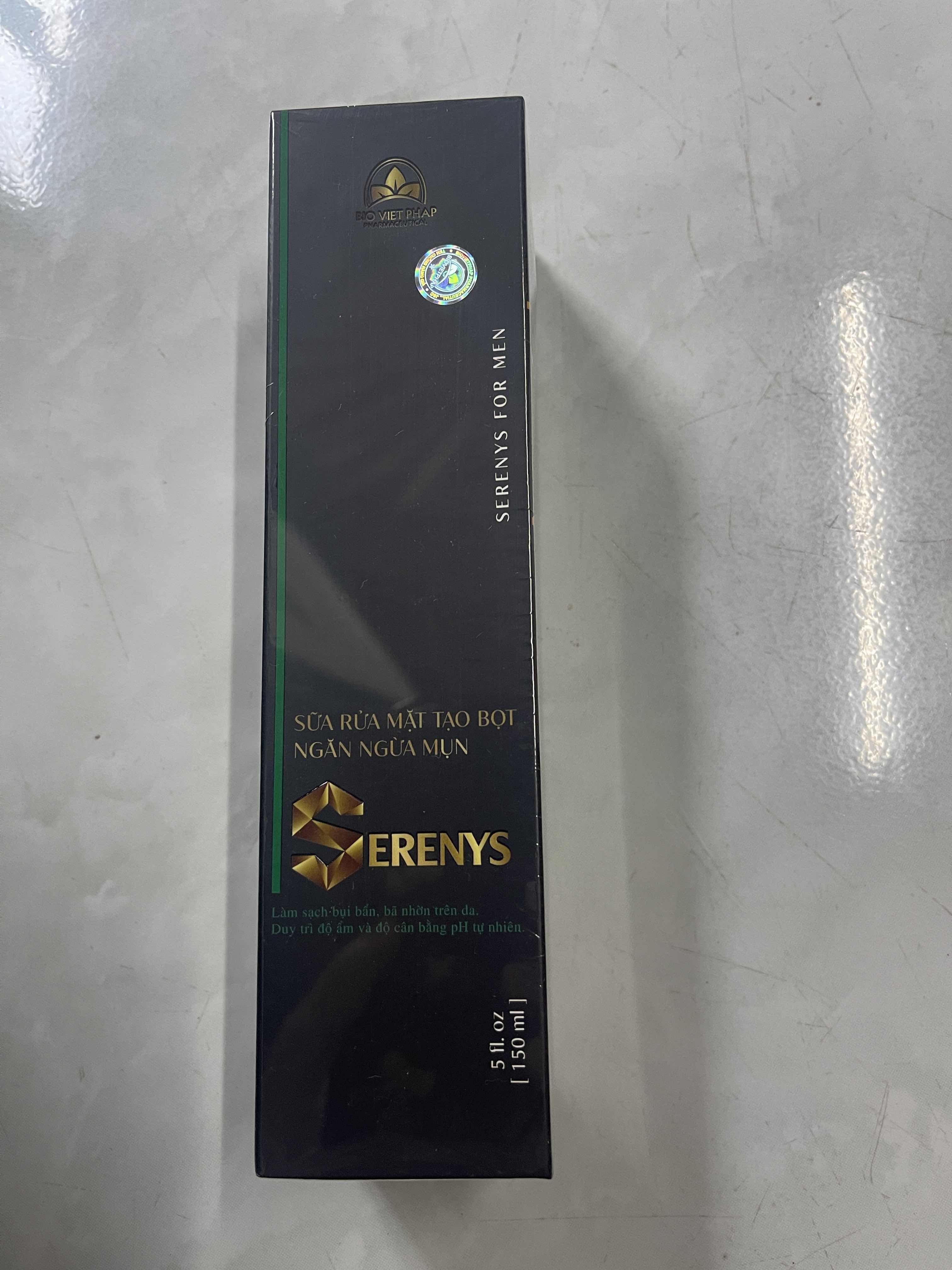 Sữa Rửa Mặt Tạo Bọt Serenys 150ml - Tinh Dầu Tràm Trà Giúp Ngăn Ngừa Mụn, Làm Sạch Sâu Cho Da Dầu Mụn Nhạy Cảm