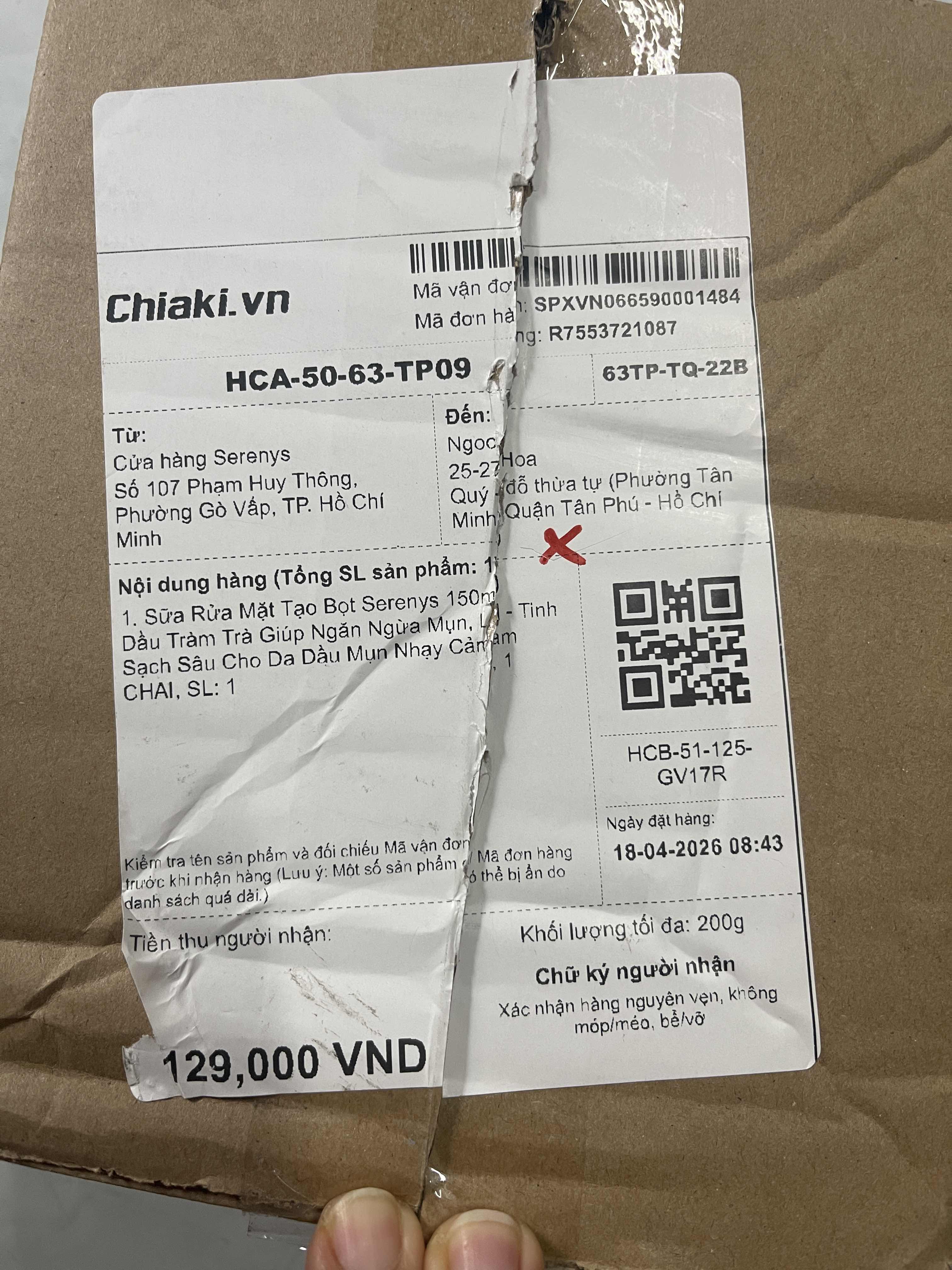 Sữa Rửa Mặt Tạo Bọt Serenys 150ml - Tinh Dầu Tràm Trà Giúp Ngăn Ngừa Mụn, Làm Sạch Sâu Cho Da Dầu Mụn Nhạy Cảm