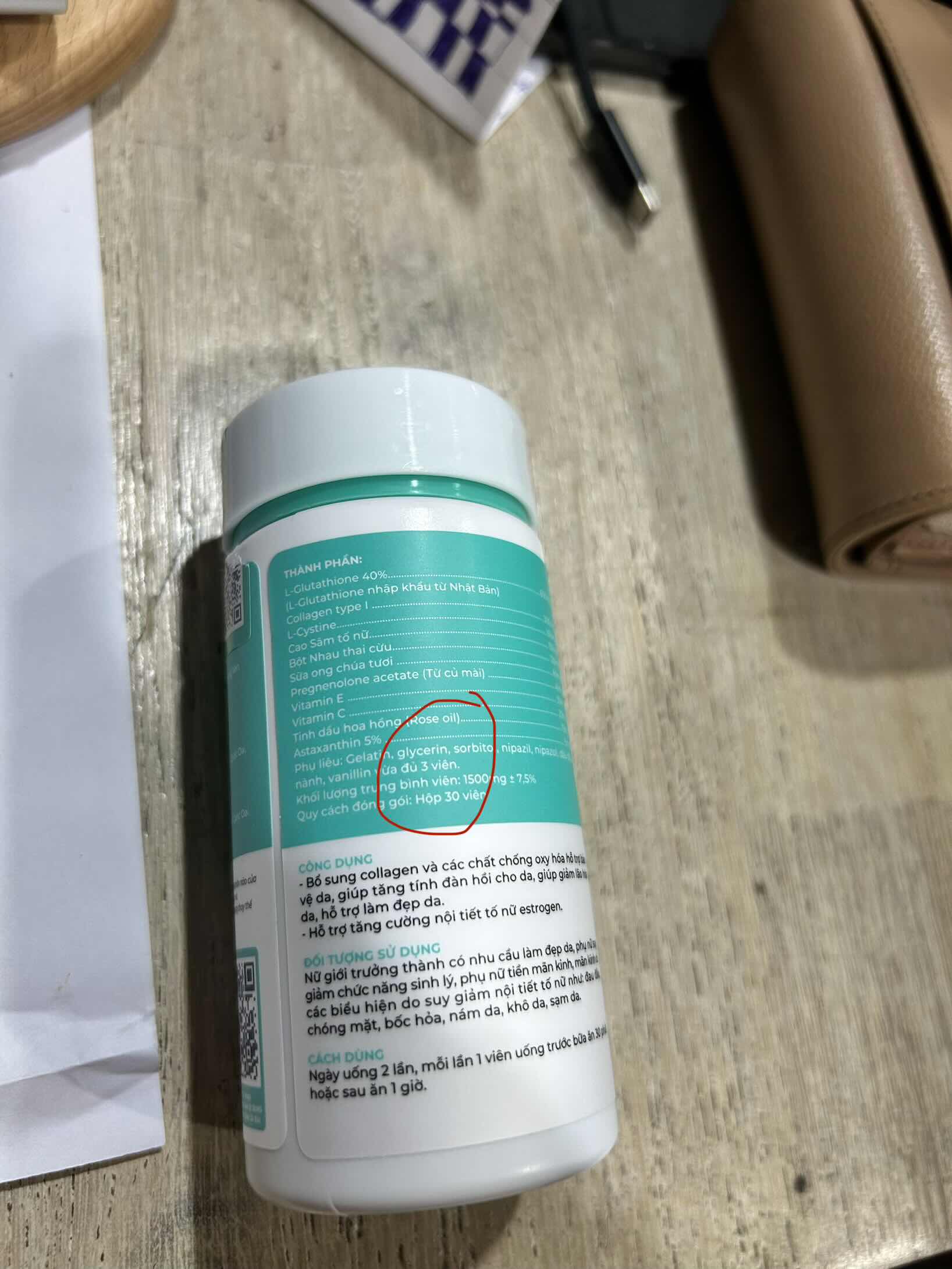 Viên uống Glutathione 600mg Dr. Lacir - Hỗ trợ làm trắng da và giảm thâm nám hiệu quả từ Nhật Bản
