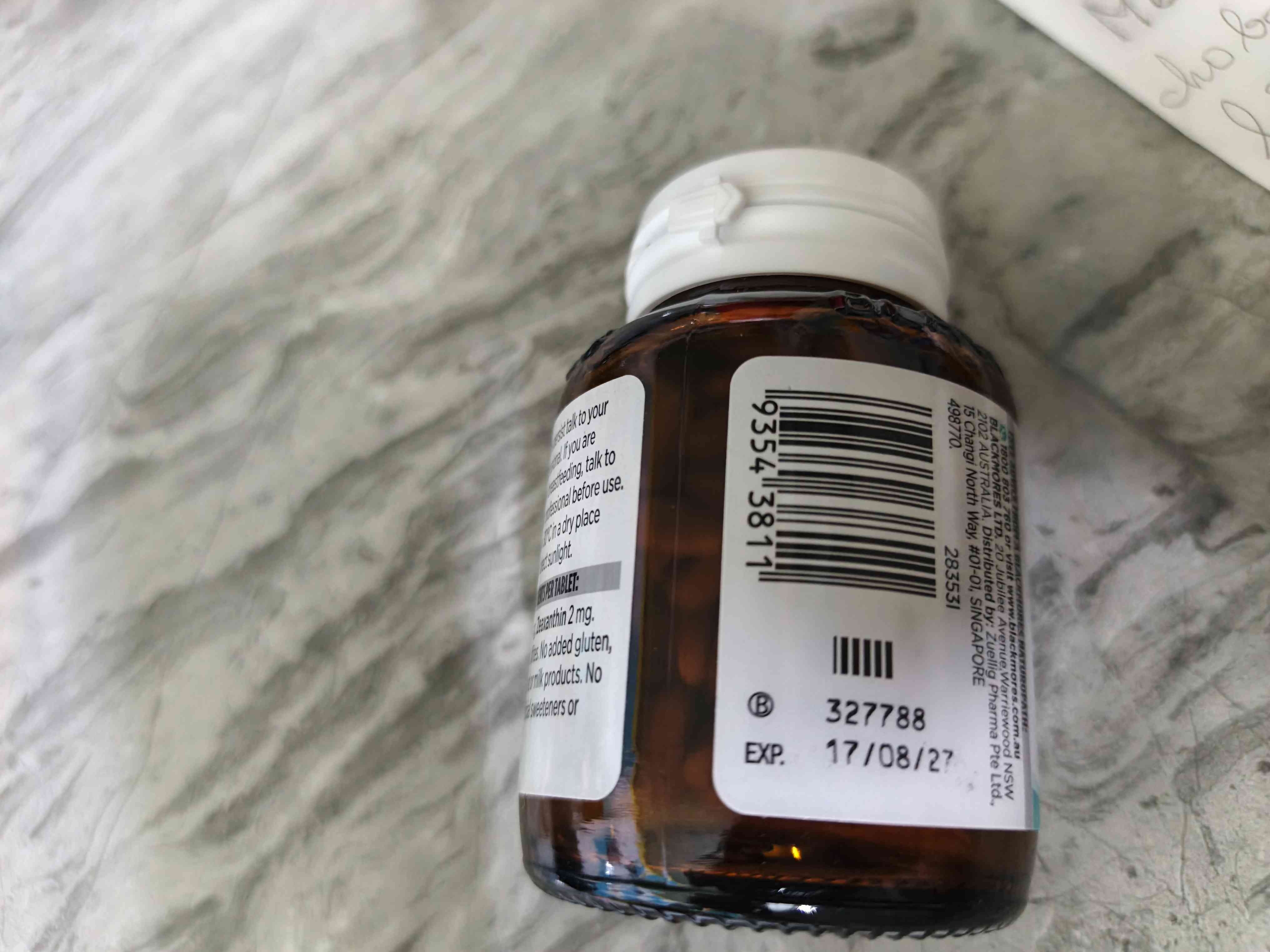 Viên uống Bổ Mắt Lutein Blackmores Úc 60 Viên - Bảo vệ thị lực, giảm mỏi mắt, hỗ trợ sức khỏe mắt từ ánh sáng xanh